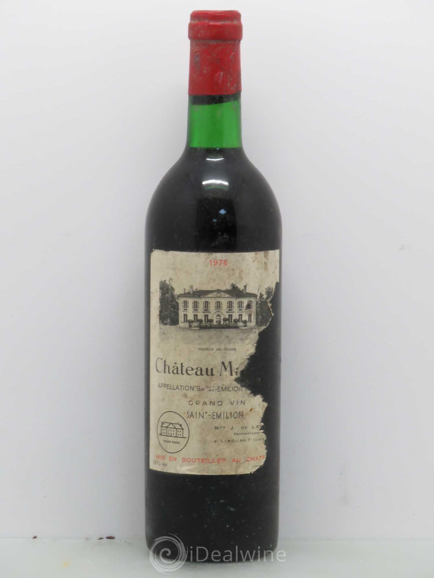 Château Martinet 1976 - Lot de 1 bouteille - 0