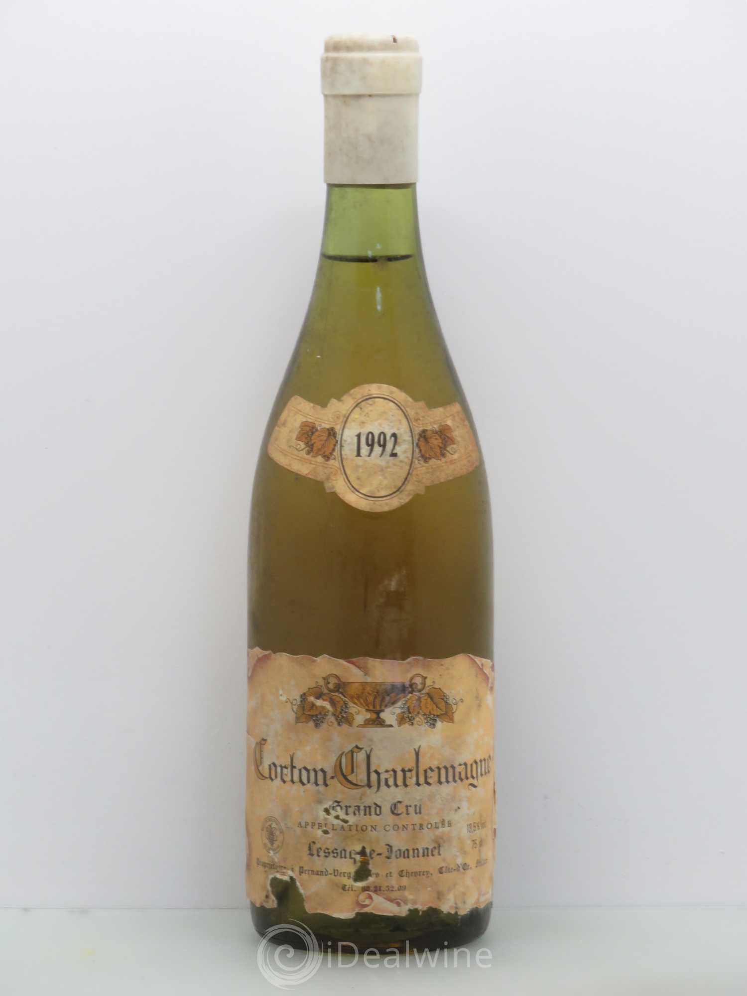 Corton-Charlemagne Grand Cru Lessaque Joannet 1992 - Lot de 1 bouteille - 0