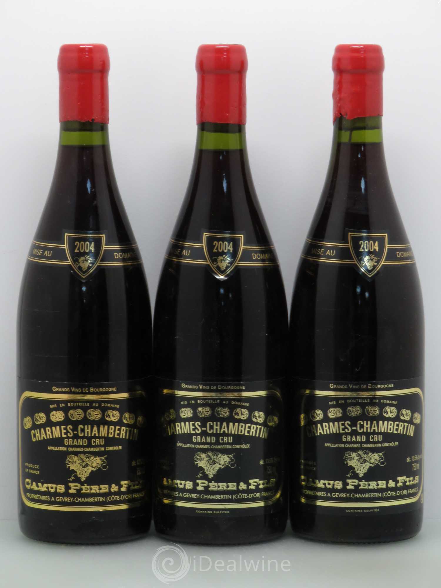 Charmes-Chambertin Grand Cru Camus Pere Et Fils 2004 - Posten von 6 Flaschen - 2