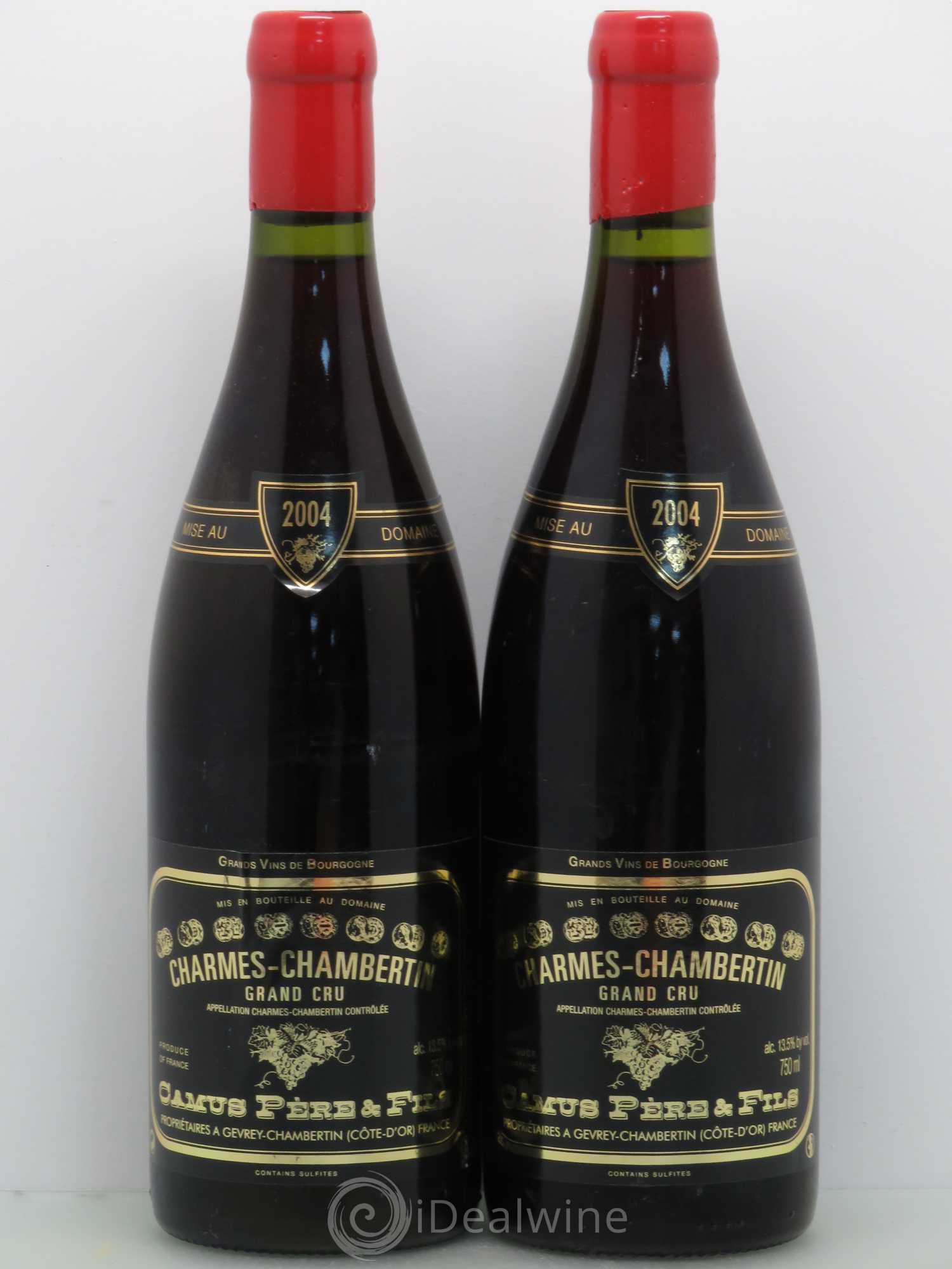 Charmes-Chambertin Grand Cru Camus Pere Et Fils 2004 - Posten von 2 Flaschen - 0