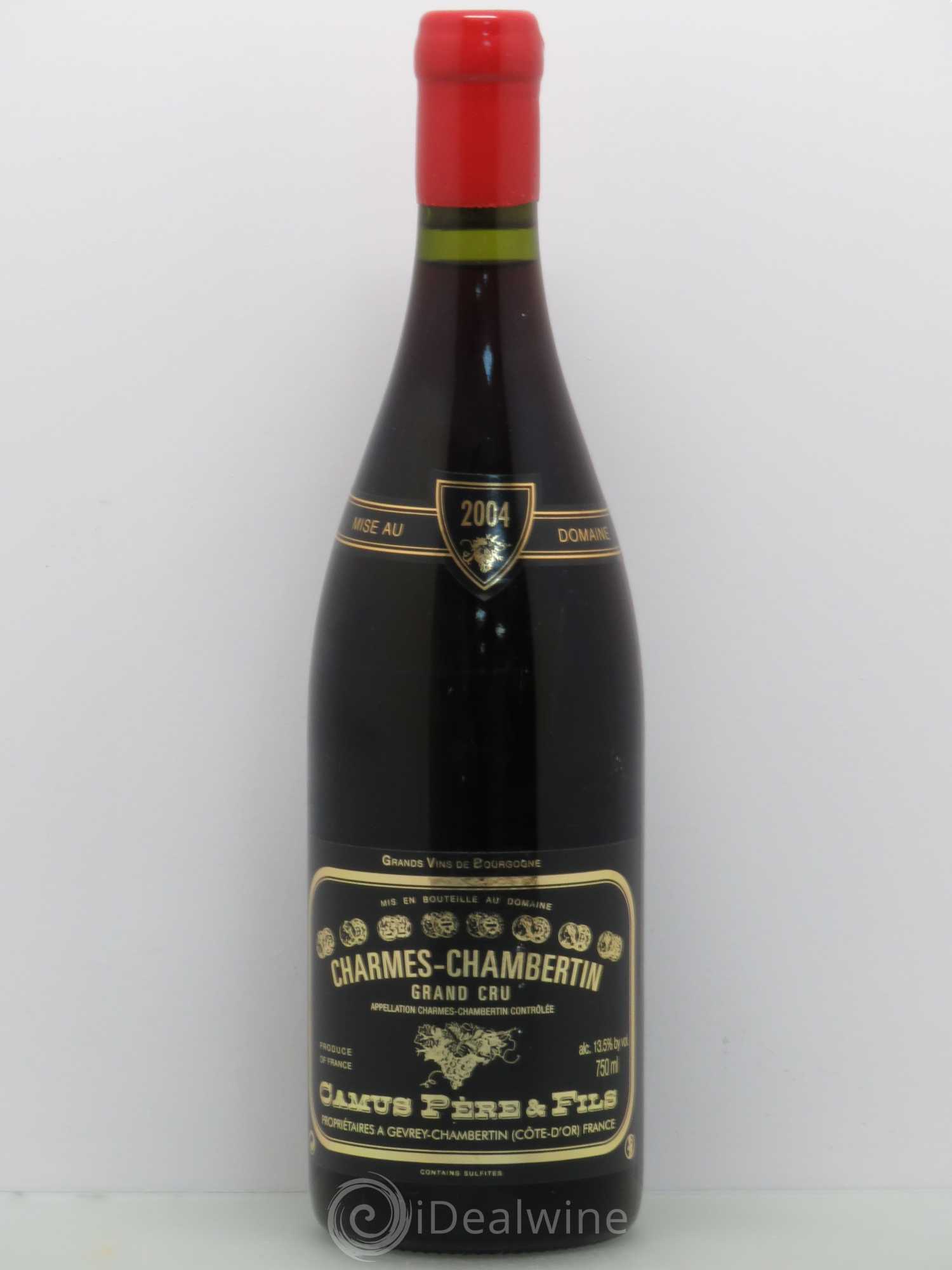 Charmes-Chambertin Grand Cru Camus Pere Et Fils 2004 - Posten von 1 Flasche - 0