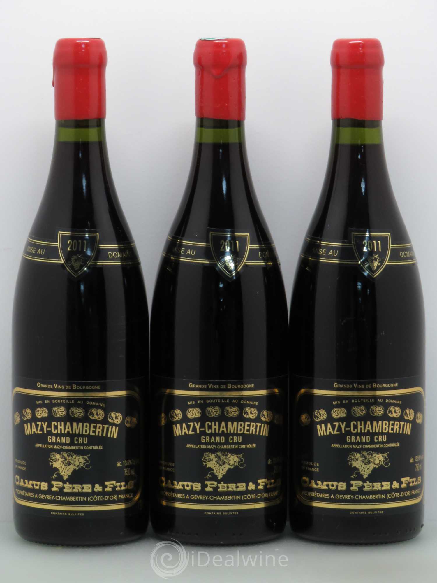 Mazis-Chambertin Grand Cru Camus Pere Et Fils 2011 - Posten von 6 Flaschen - 2