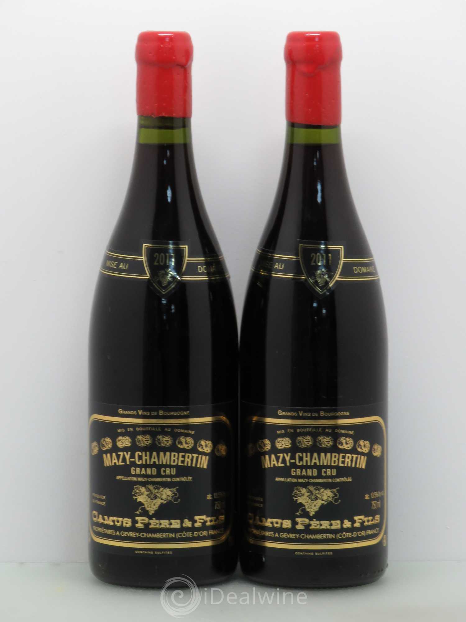 Mazis-Chambertin Grand Cru Camus Pere Et Fils 2011 - Lot de 2 bouteilles - 0