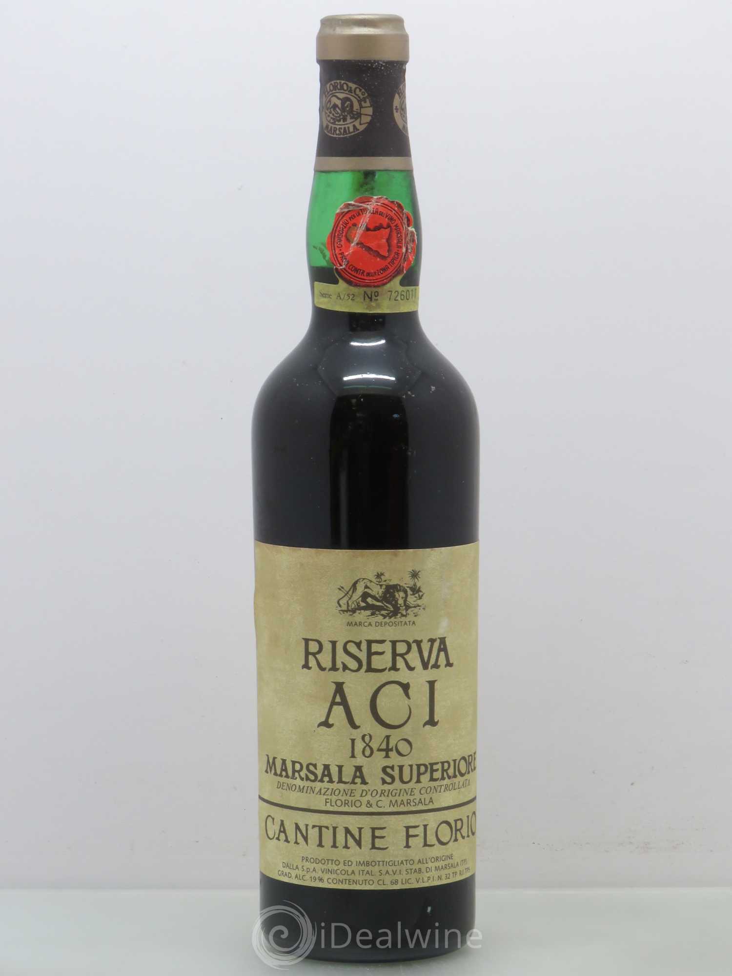 Divers Marsala Superiore Riserva ACI Cantine Florio 1840 - Posten von 1 Flasche - 0