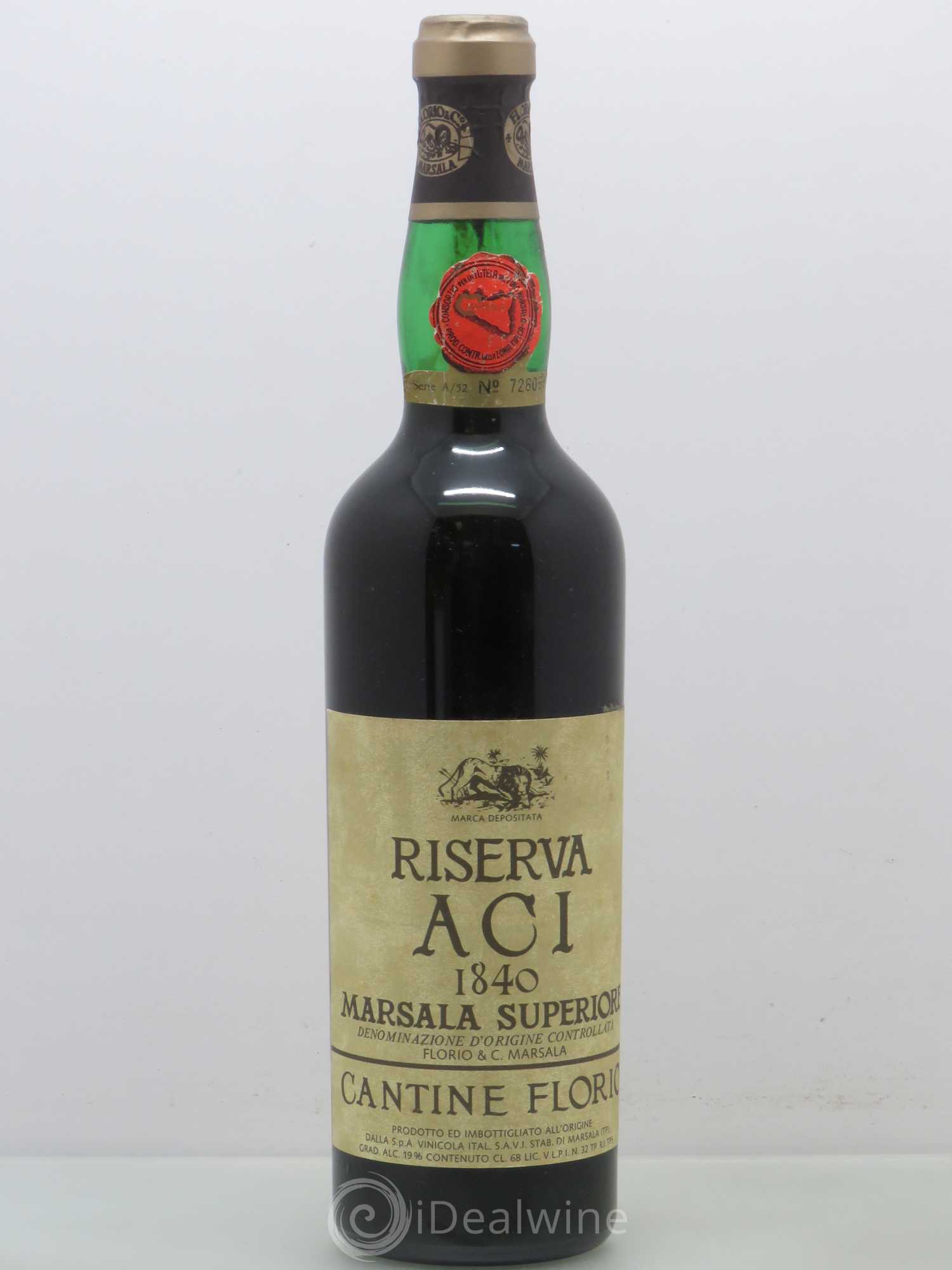 IGT Sicile Marsala Superiore Riserva ACI Cantine Florio 1840 - Lot de 1 bouteille - 0