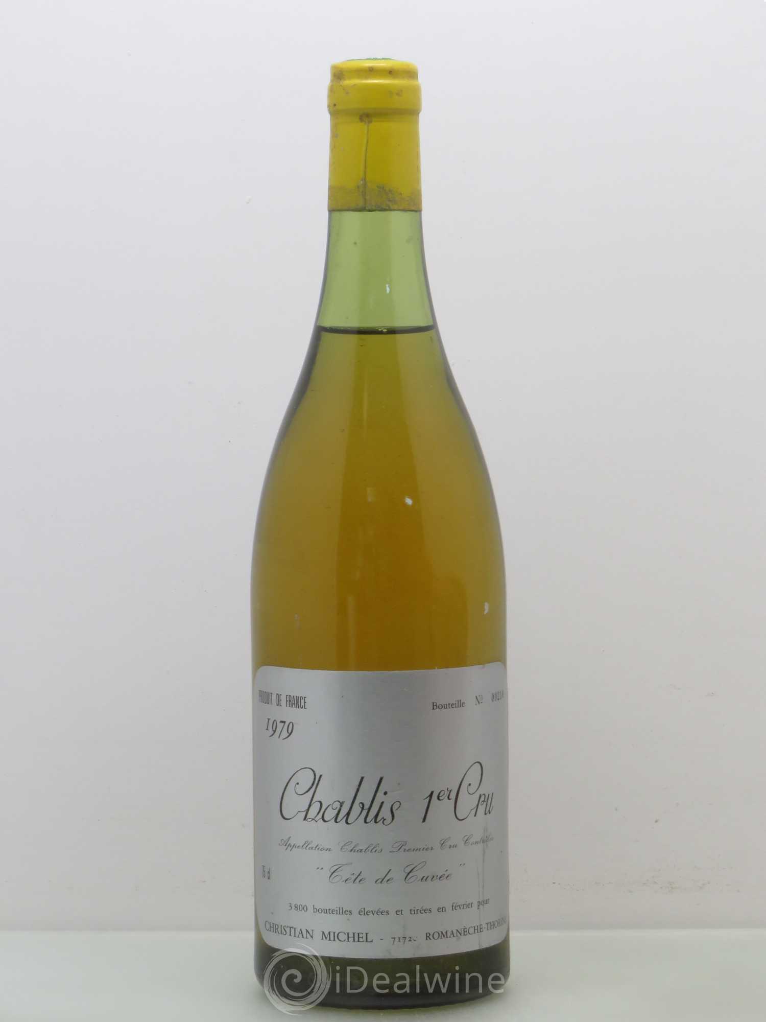 Chablis 1er Cru Tête de Cuvée - Christian Michel 1979 - Posten von 1 Flasche - 0