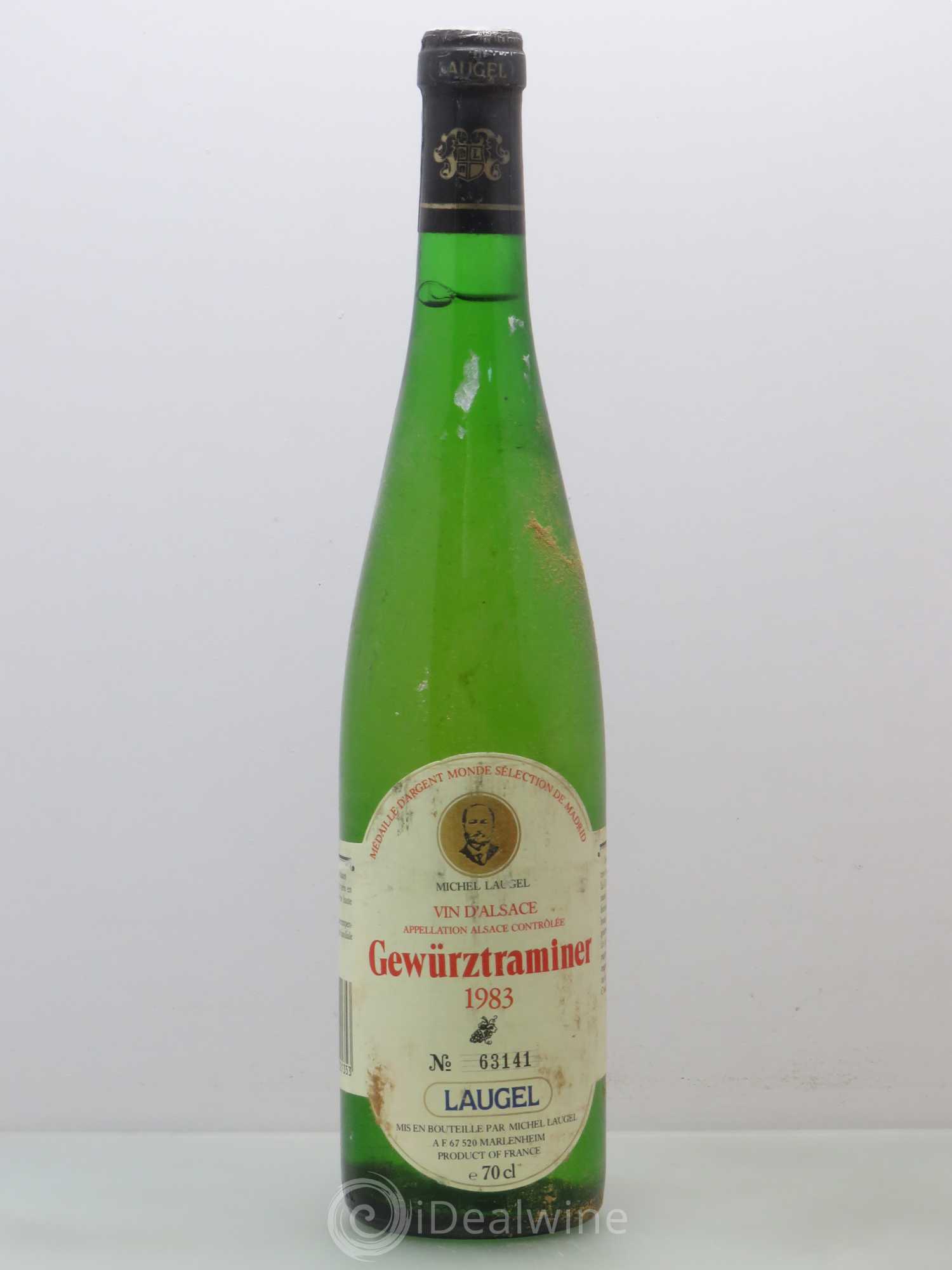 Gewurztraminer Laugel 1983 - Lot de 1 bouteille - 0