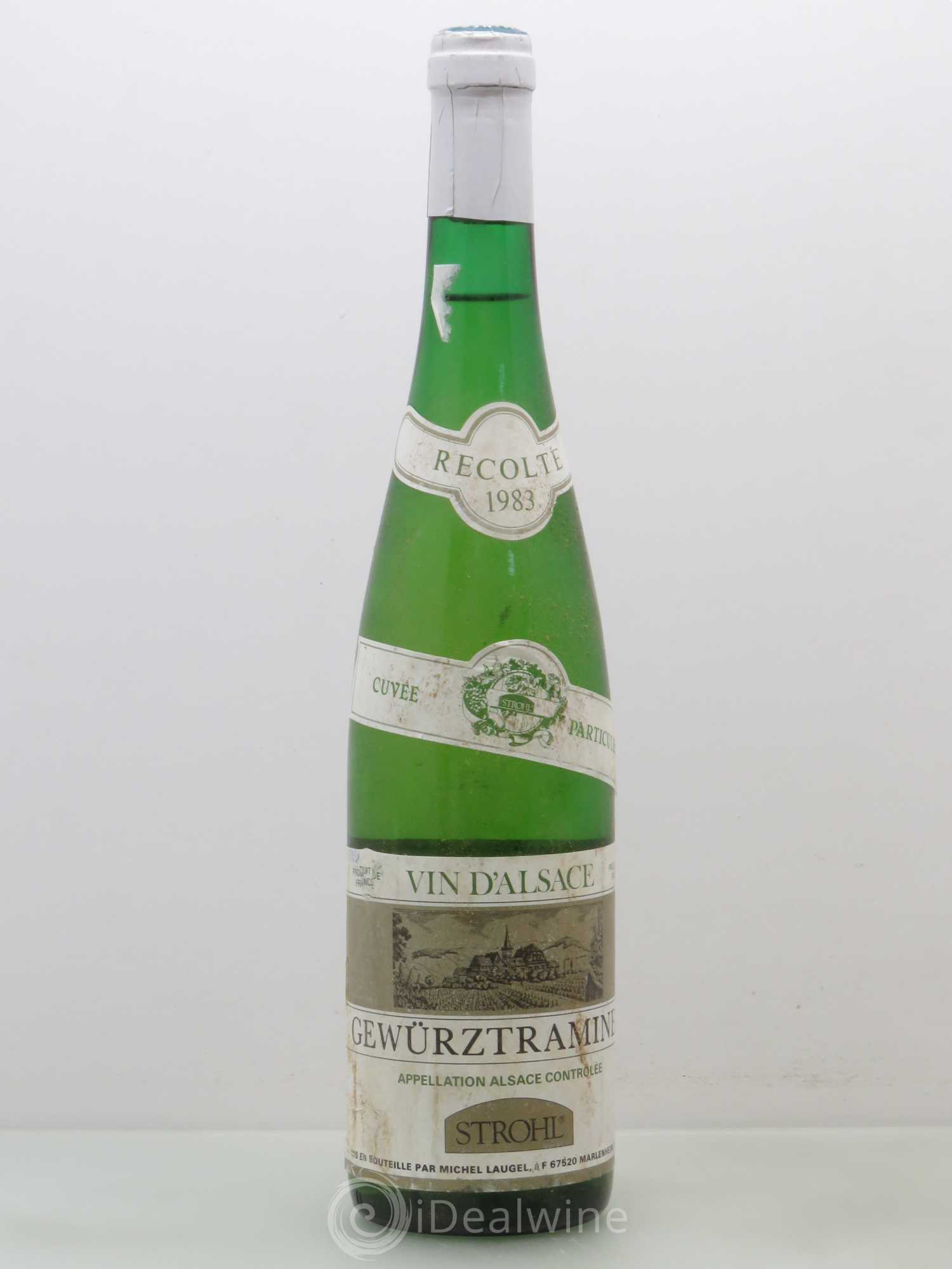 Gewurztraminer Cuvée Particulière Strohl 1983 - Posten von 1 Flasche - 0