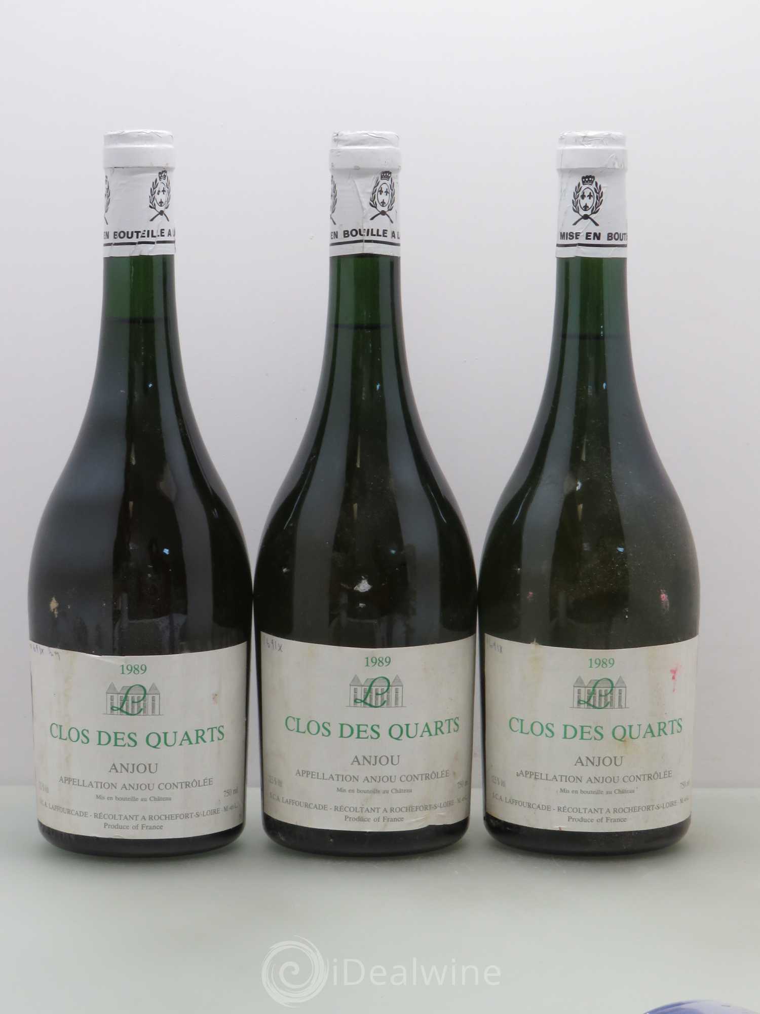 Anjou Laffourcade Clos des Quarts 1989 - Posten von 6 Flaschen - 2