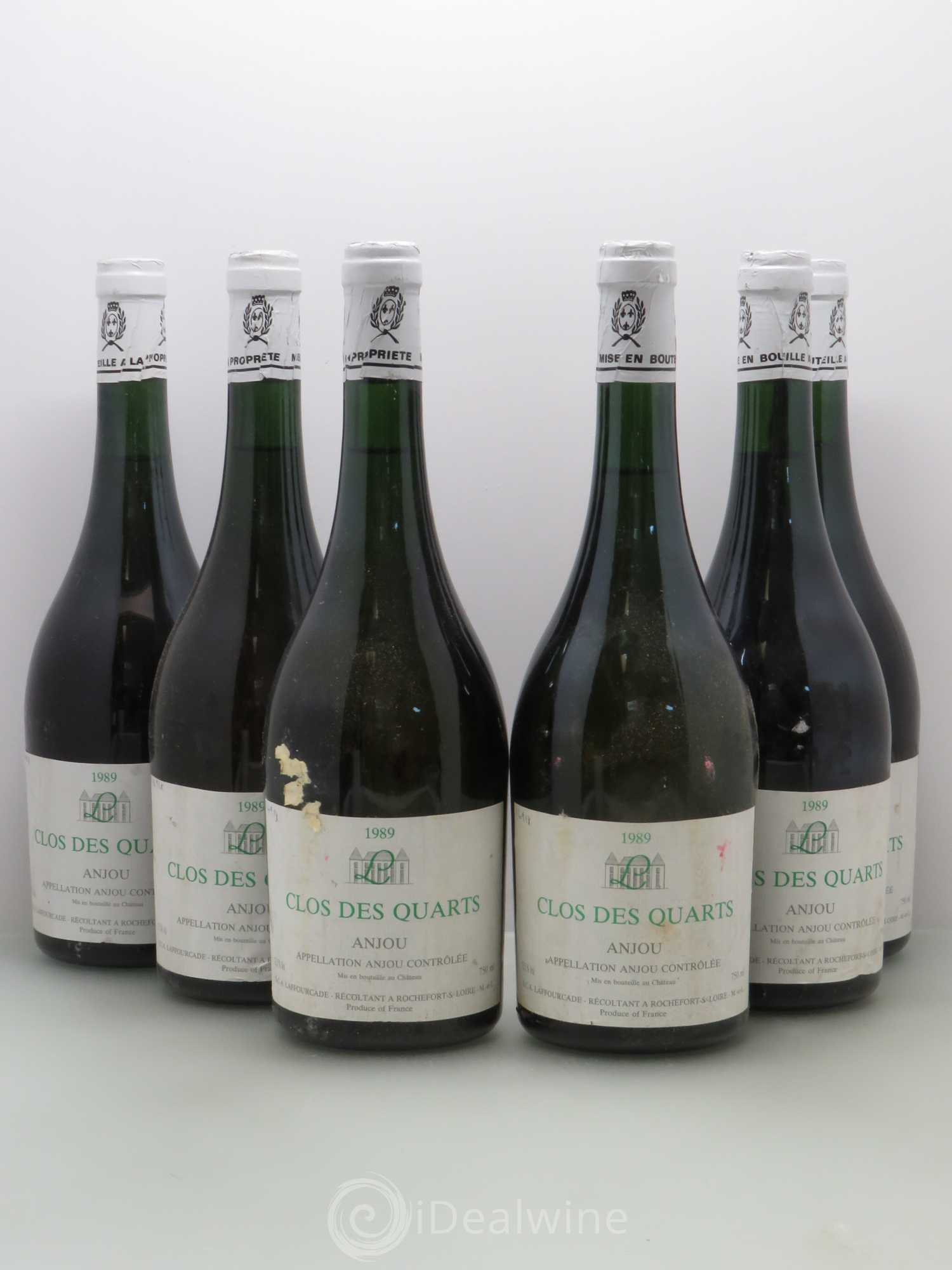 Anjou Laffourcade Clos des Quarts 1989 - Posten von 6 Flaschen - 0