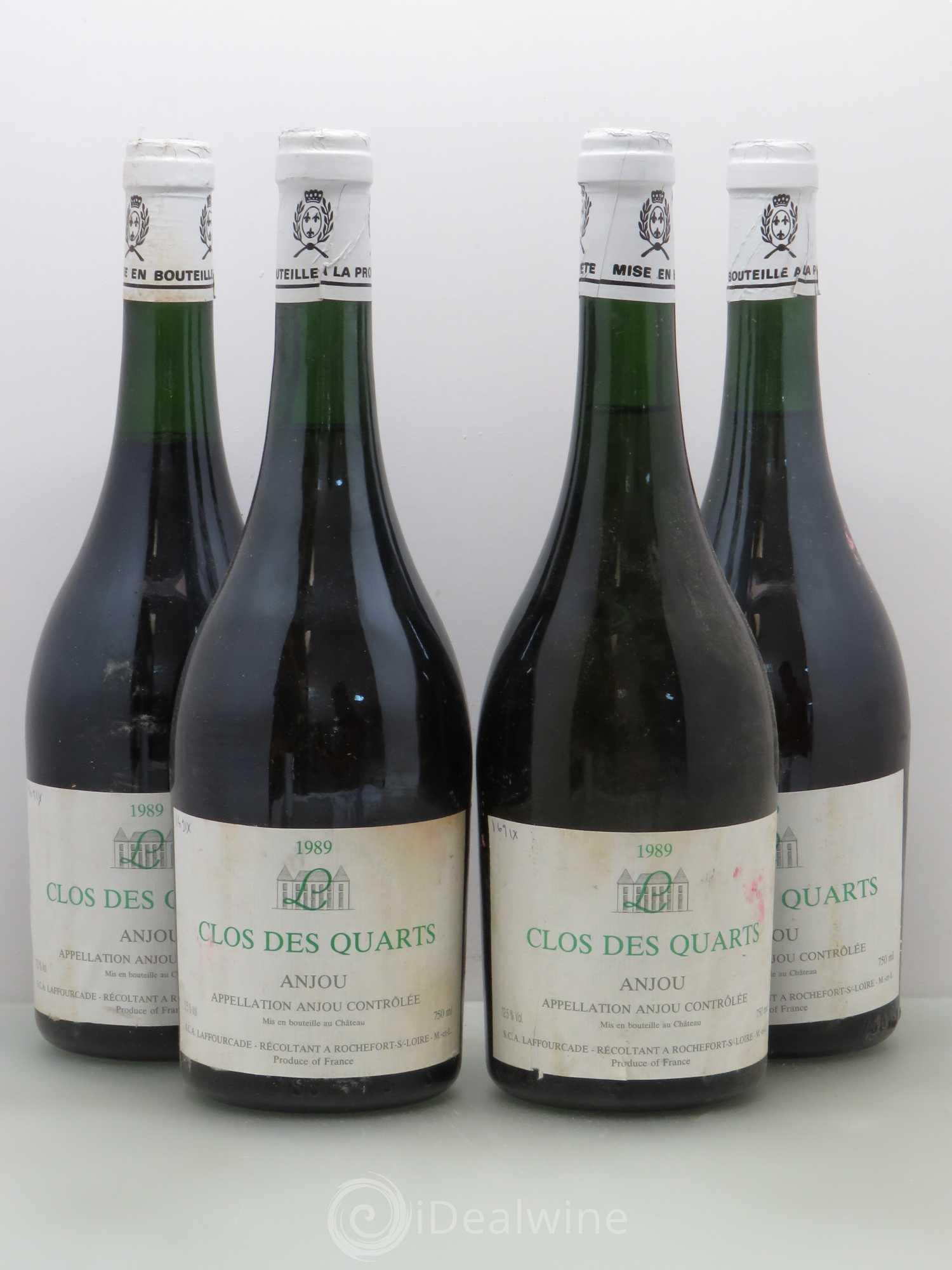 Anjou Laffourcade Clos des Quarts 1989 - Posten von 4 Flaschen - 0