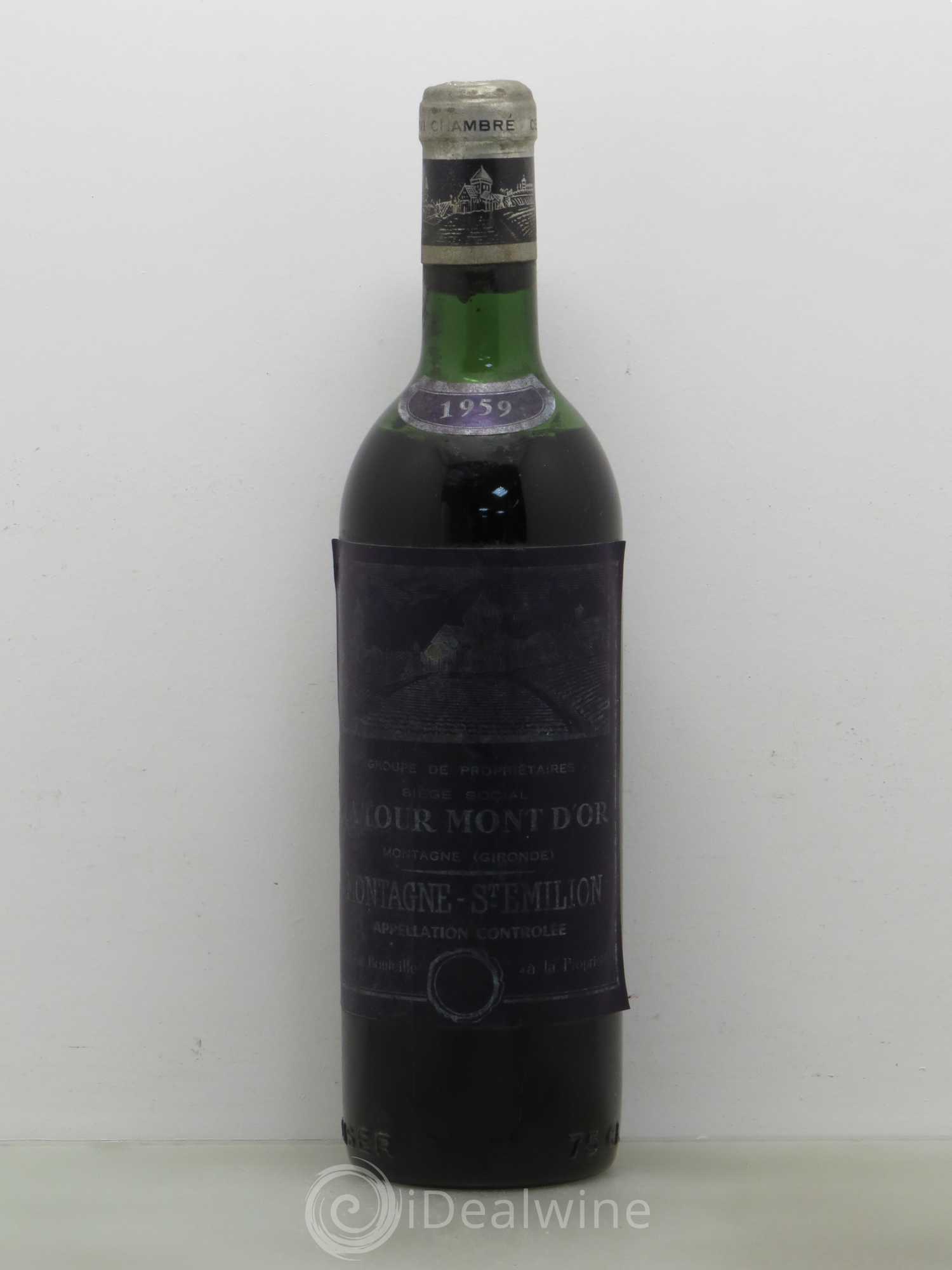 Saint-Émilion Tour Mont D'Or 1959 - Posten von 1 Flasche - 0
