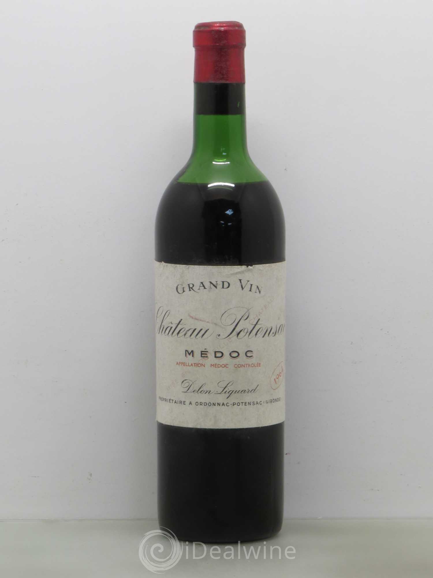 Château Potensac 1964 - Lot de 1 bouteille - 0