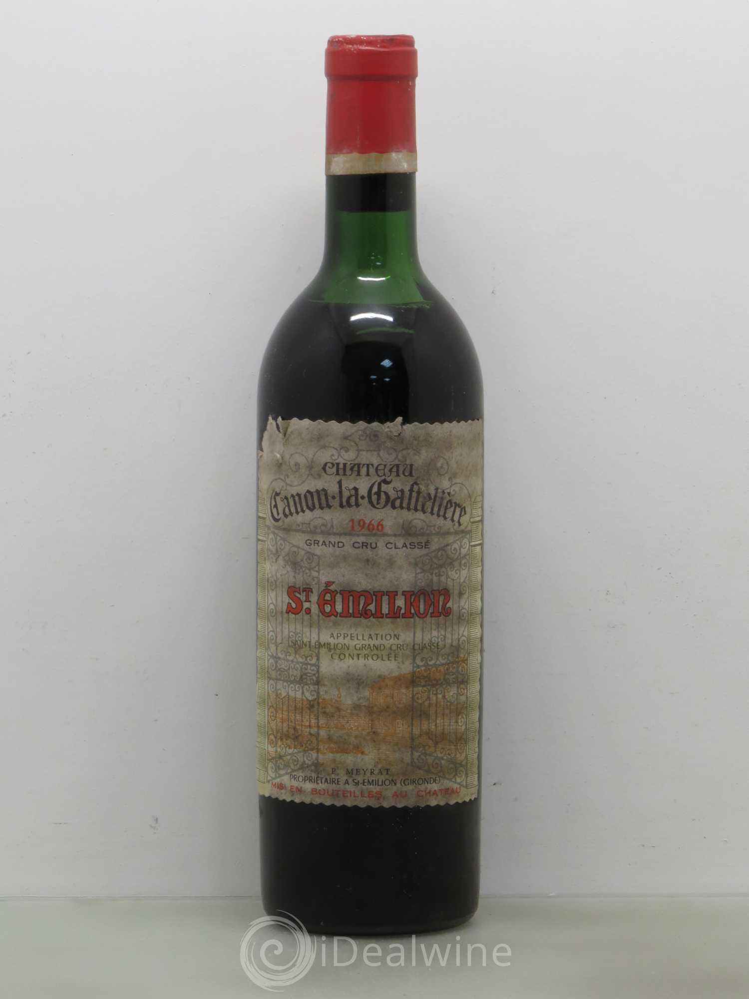 Château Canon la Gaffelière 1er Grand Cru Classé B 1966 - Lot de 1 bouteille - 0