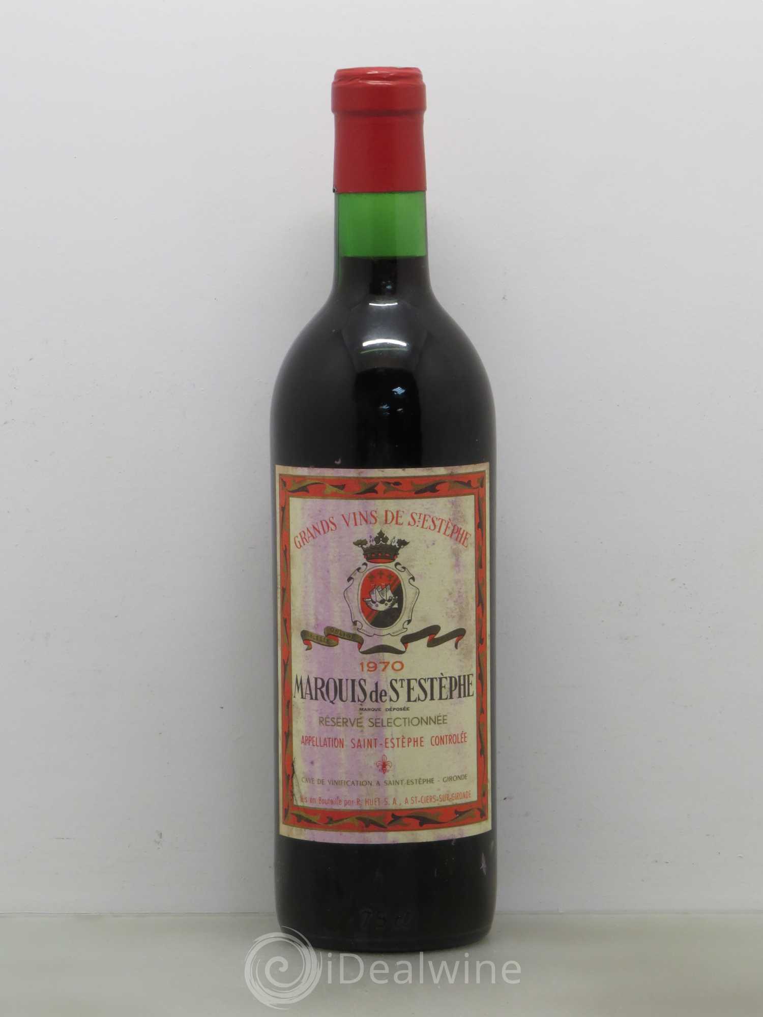 Marquis de Saint Estèphe 1970 - Lot de 1 bouteille - 0
