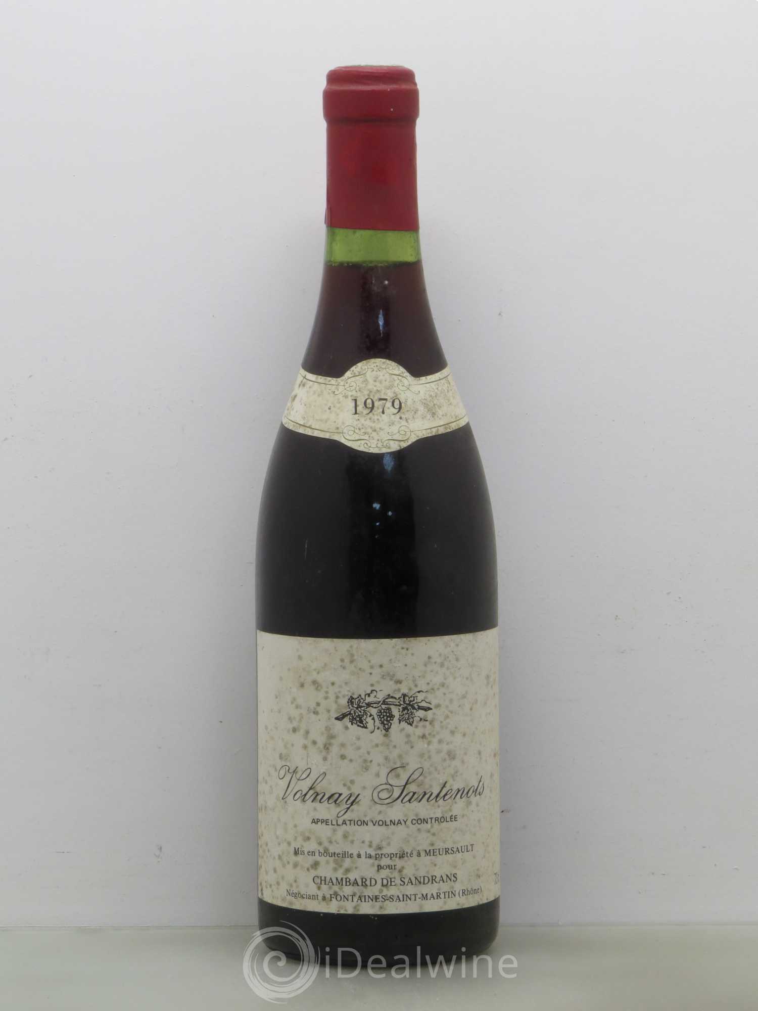 Volnay 1er Cru Santenots - Chambard de Sandrans 1979 - Posten von 1 Flasche - 0