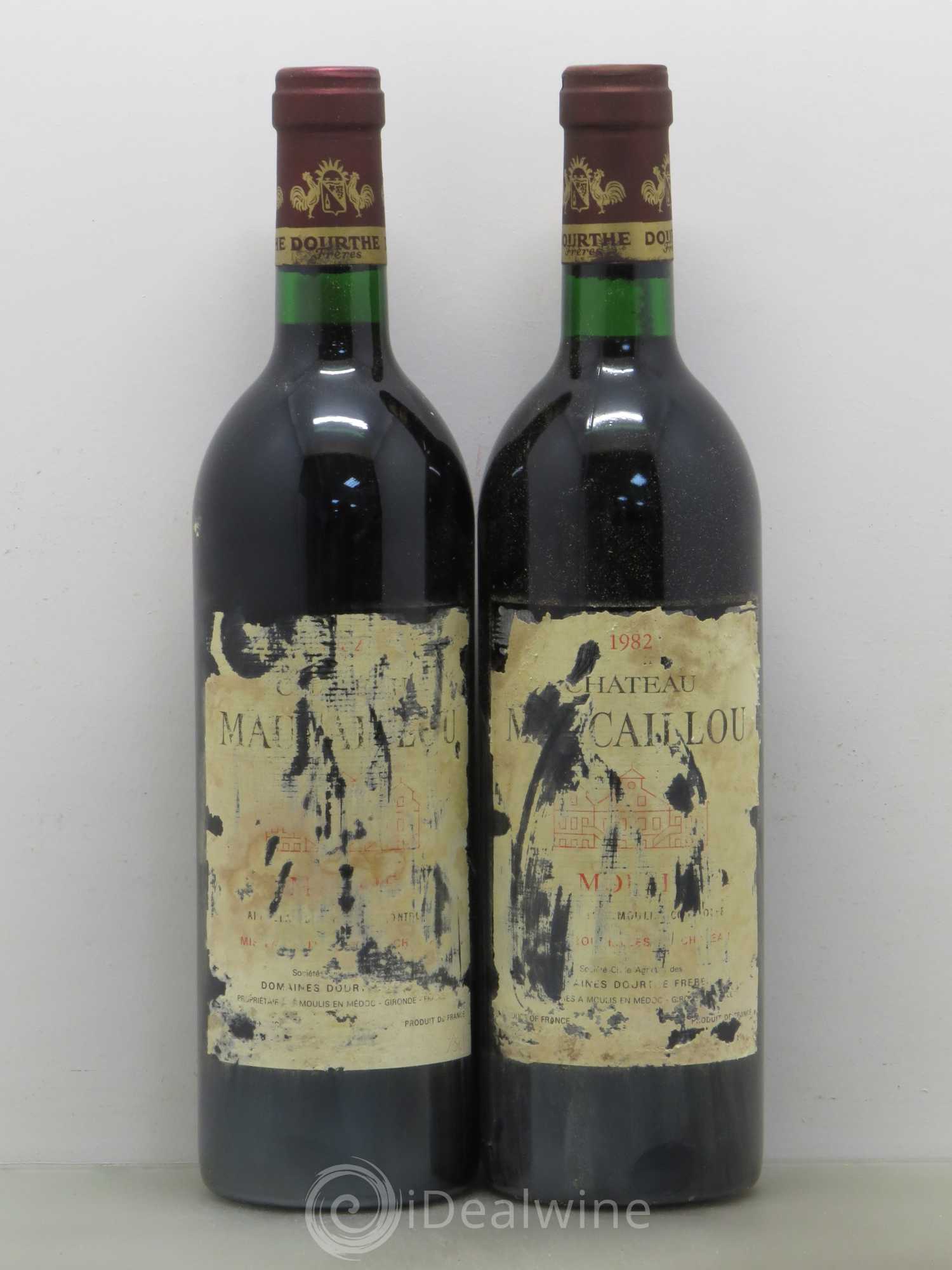 Château Maucaillou 1982 - Lot de 2 bouteilles - 0