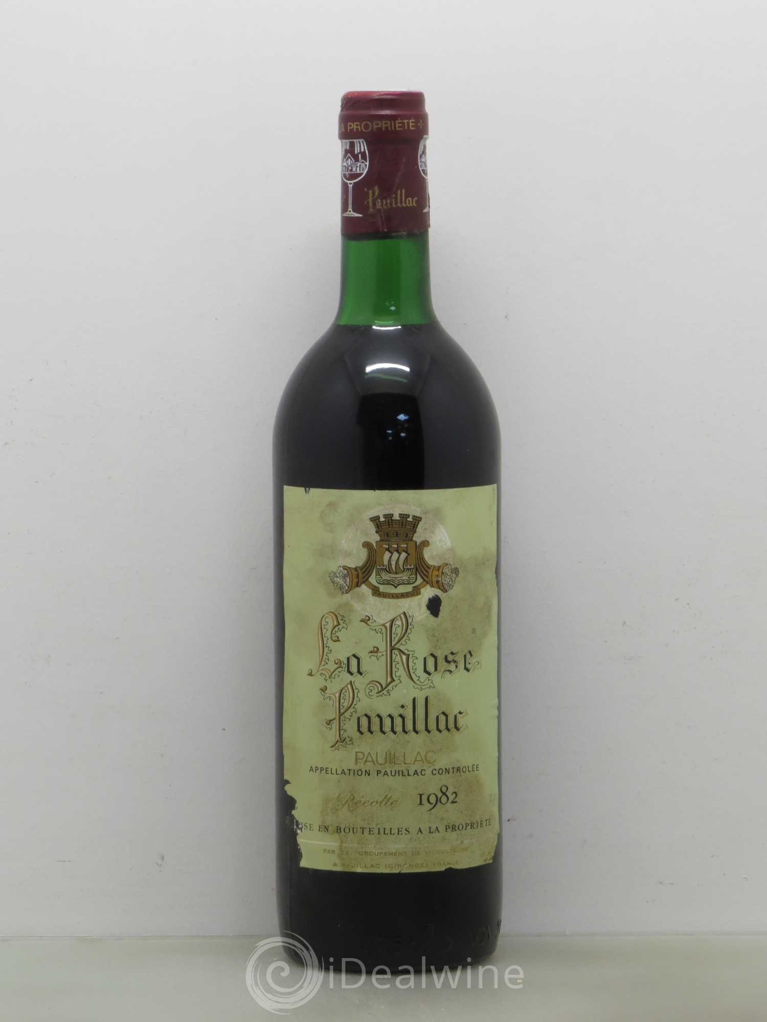 La Rose Pauillac 1982 - Lot de 1 bouteille - 0