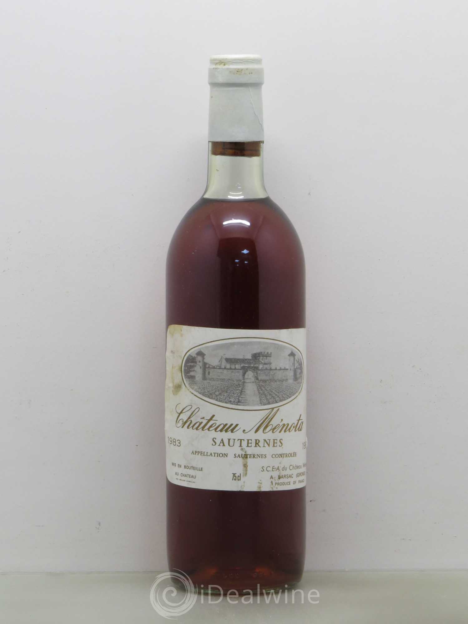 Sauternes Château Ménota 1983 - Lotto di 1 bottiglia - 0