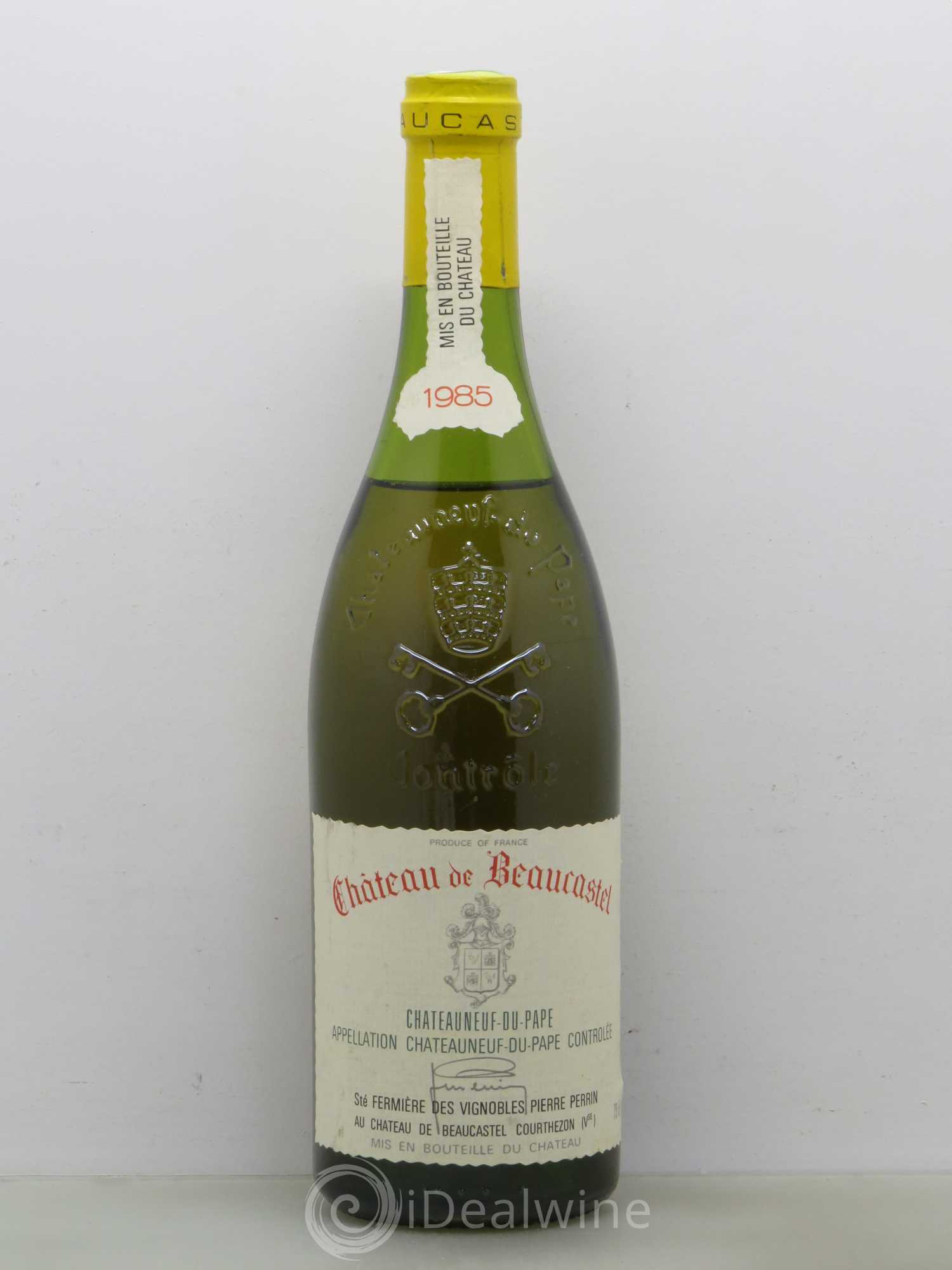 Châteauneuf-du-Pape Château de Beaucastel Famille Perrin 1985 - Lot de 1 bouteille - 0