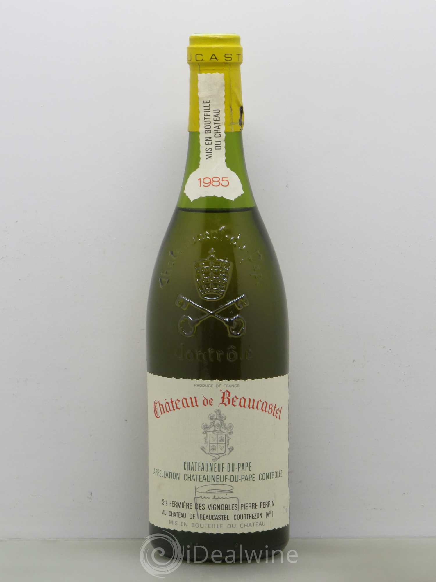 Châteauneuf-du-Pape Château de Beaucastel Famille Perrin 1985 - Lot de 1 bouteille - 0
