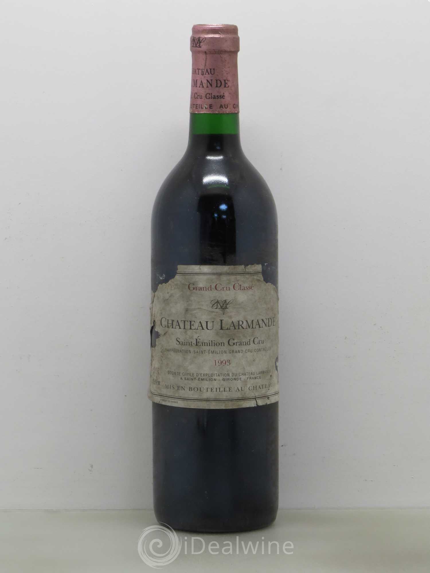 Château Larmande Grand Cru Classé 1993 - Lot de 1 bouteille - 0
