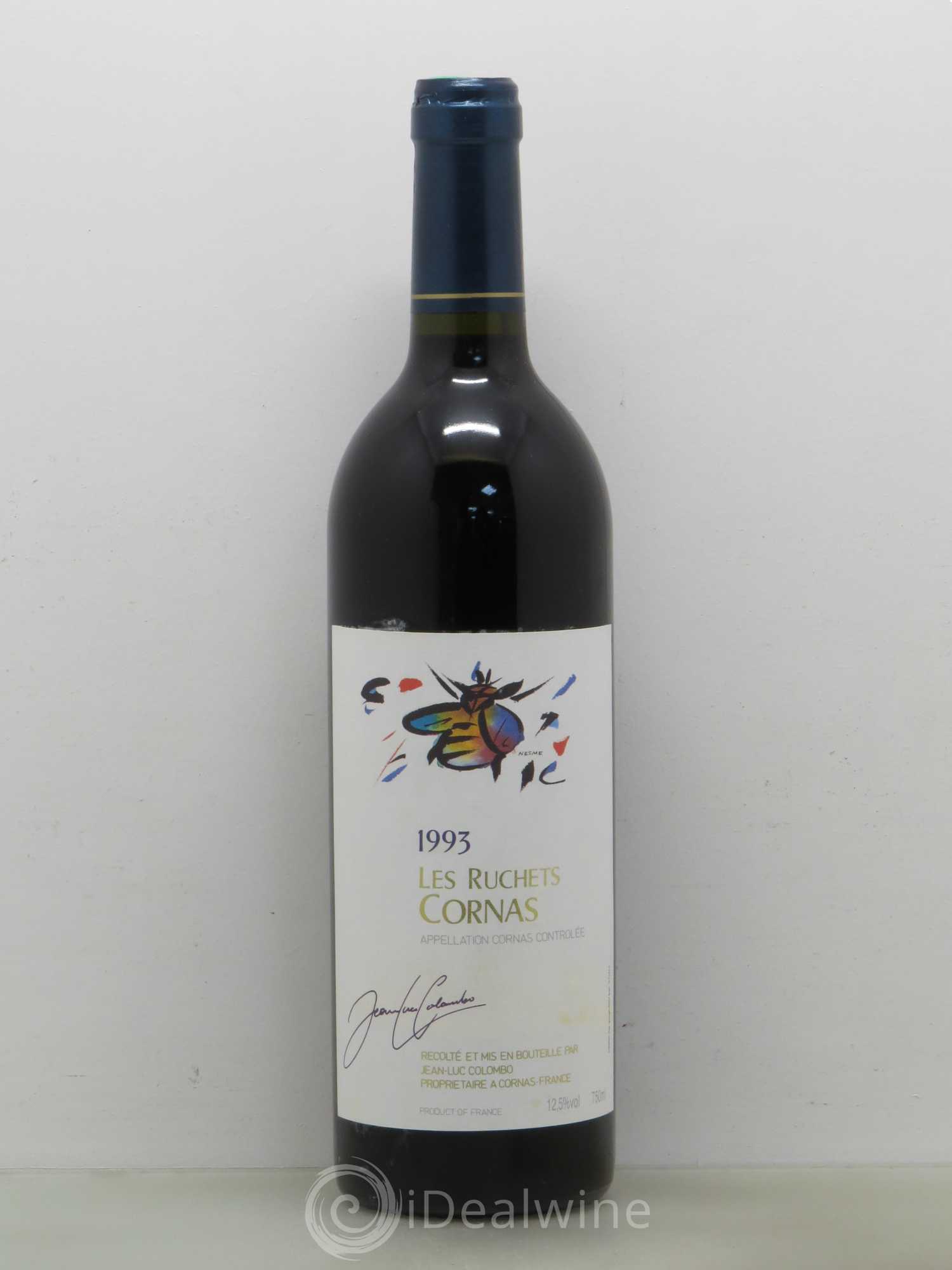 Cornas les Ruchets Jean-Luc Colombo 1993 - Posten von 1 Flasche - 0