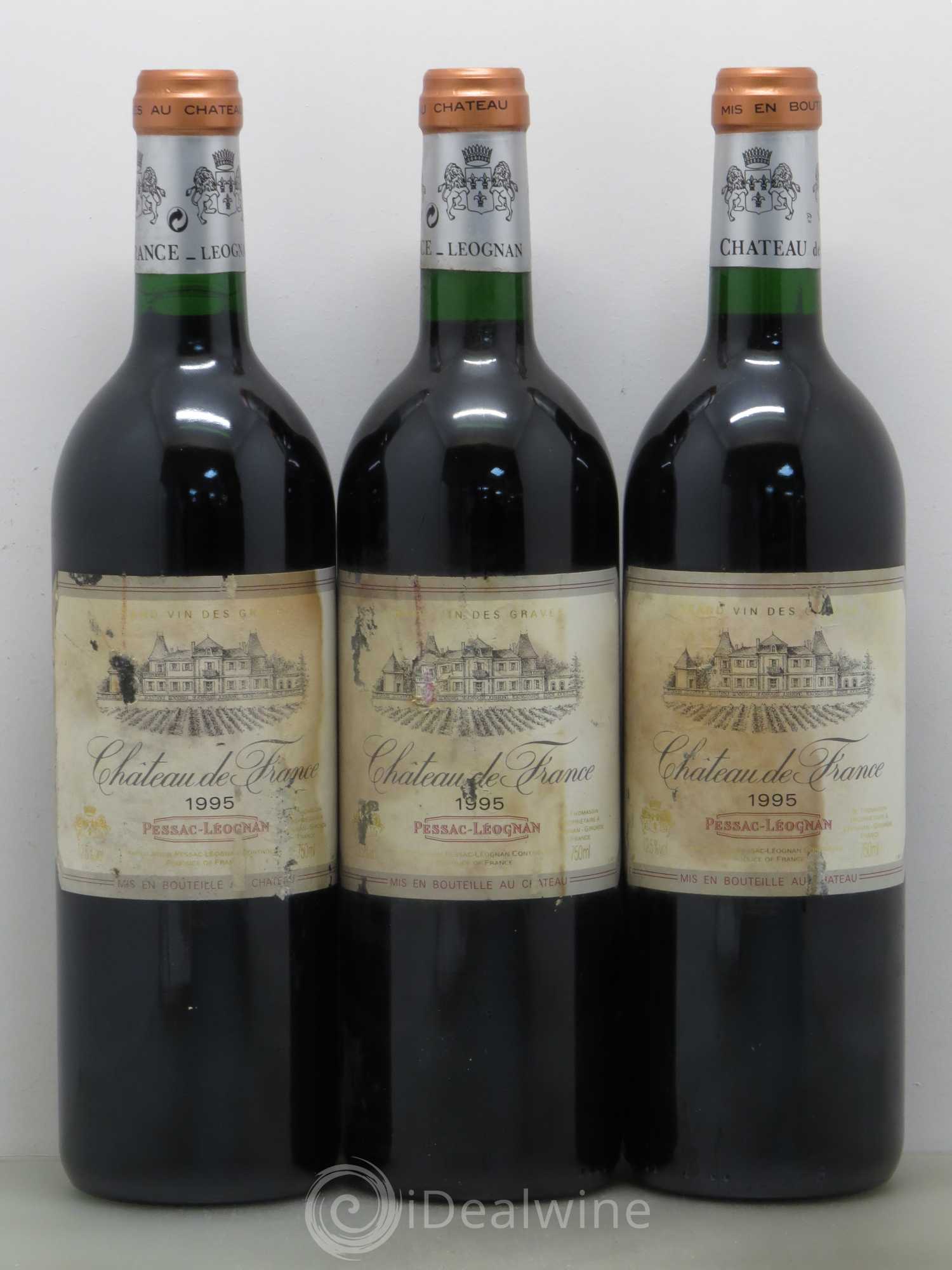 Château de France 1995 - Lot de 3 bouteilles - 0