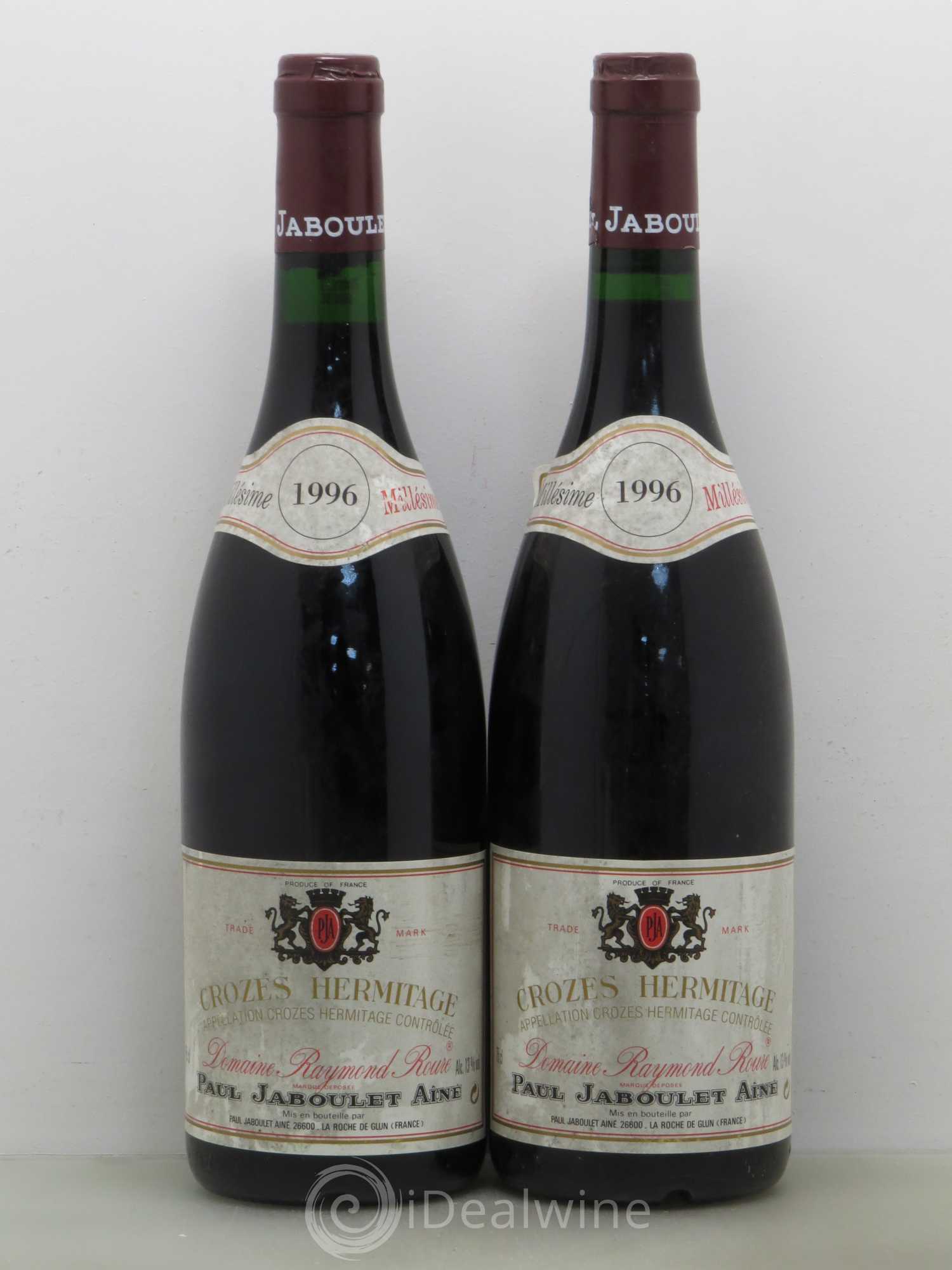 Crozes-Hermitage Paul Jaboulet Ainé 1996 - Lot de 2 bouteilles - 0