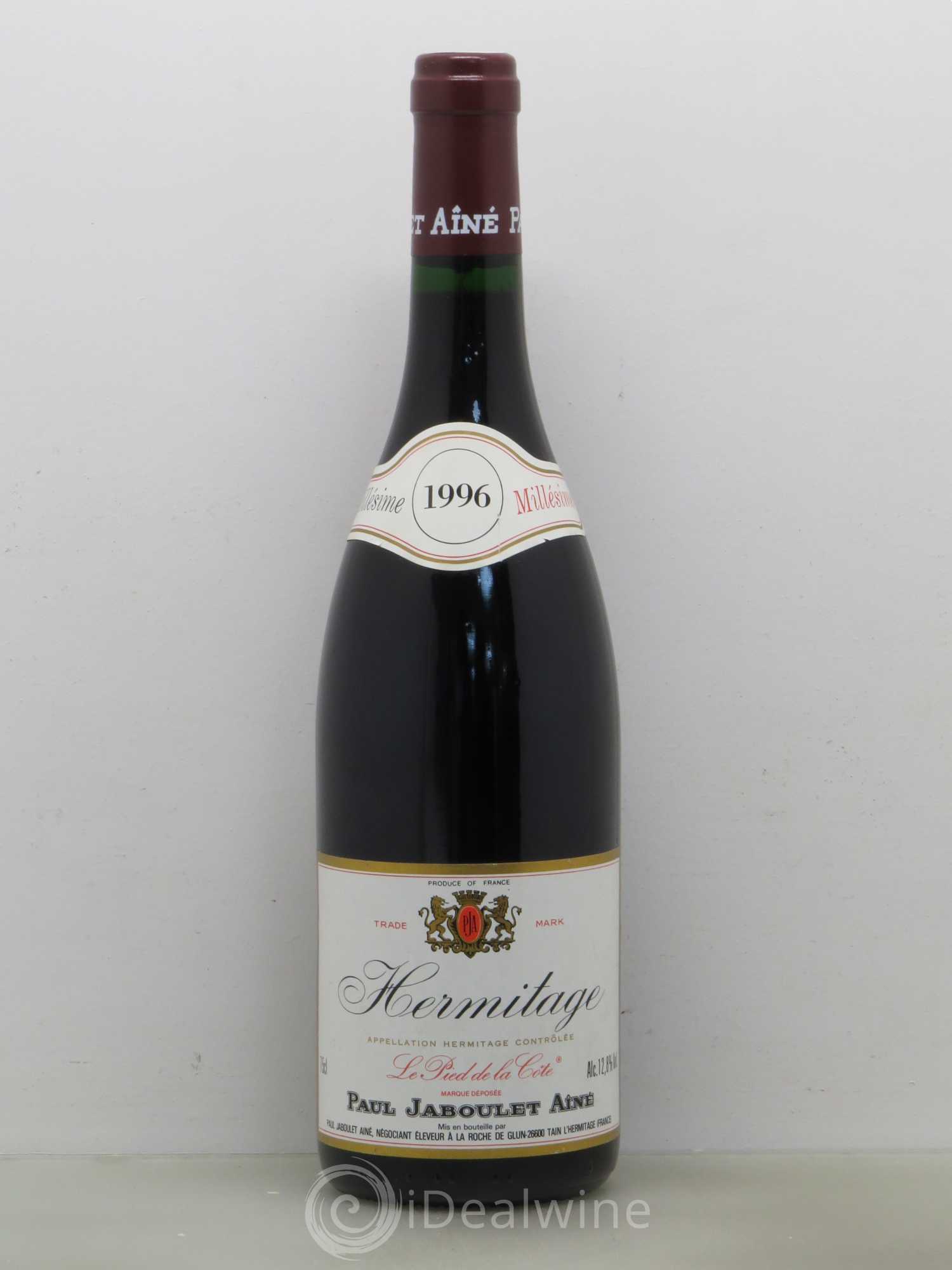Hermitage Pied de la Côte - Jaboulet 1996 - Posten von 1 Flasche - 0