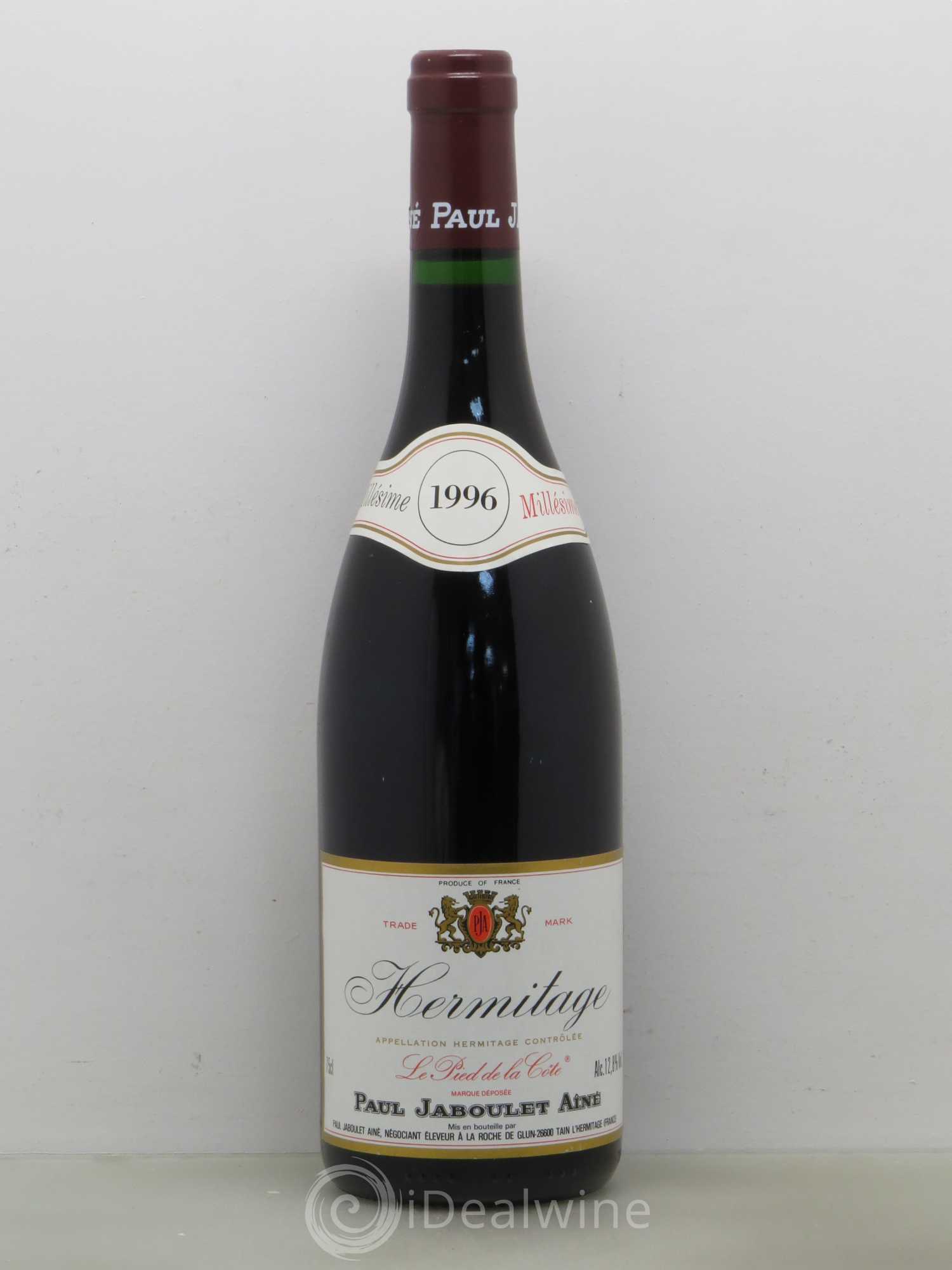 Hermitage Pied de la Côte - Jaboulet 1996 - Posten von 1 Flasche - 0