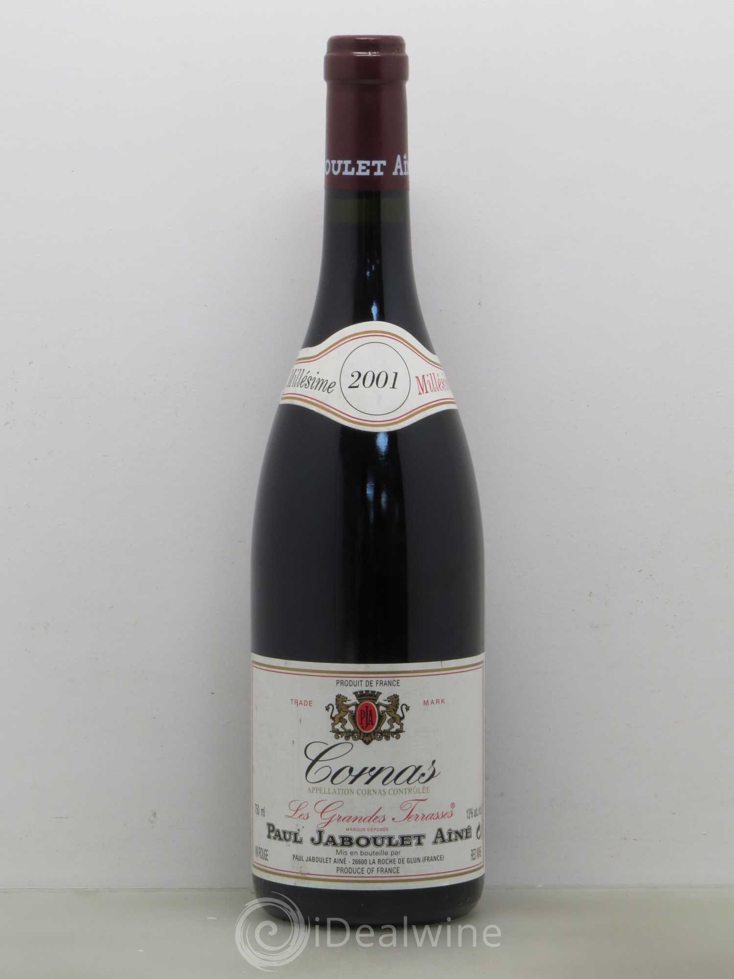 Cornas Les Grandes Terrasses Paul Jaboulet Ainé 2001 - Lot de 1 bouteille - 0