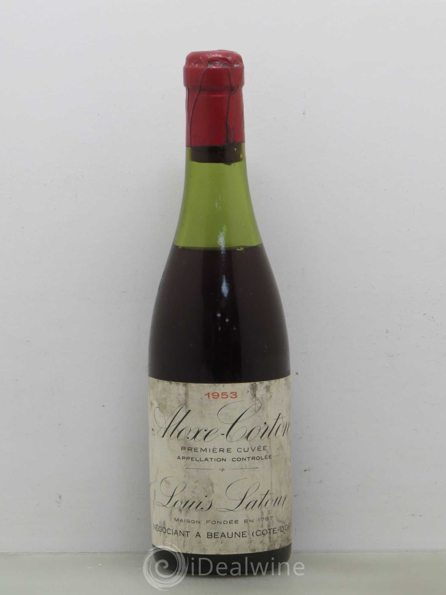 Aloxe-Corton Louis Latour Premier cuvée 1953 - Lot de 1 demi bouteille - 0