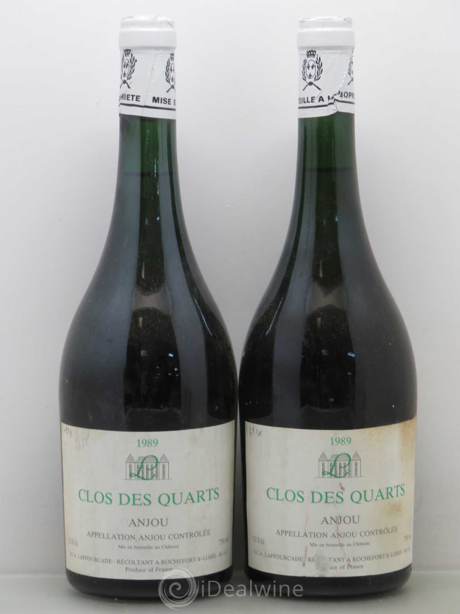 Anjou Clos de Quarts Rochefort 1989 - Posten von 2 Flaschen - 0