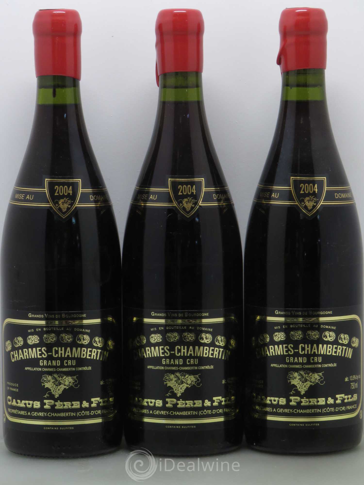 Charmes-Chambertin Grand Cru Camus 2004 - Lot de 6 bouteilles - 1