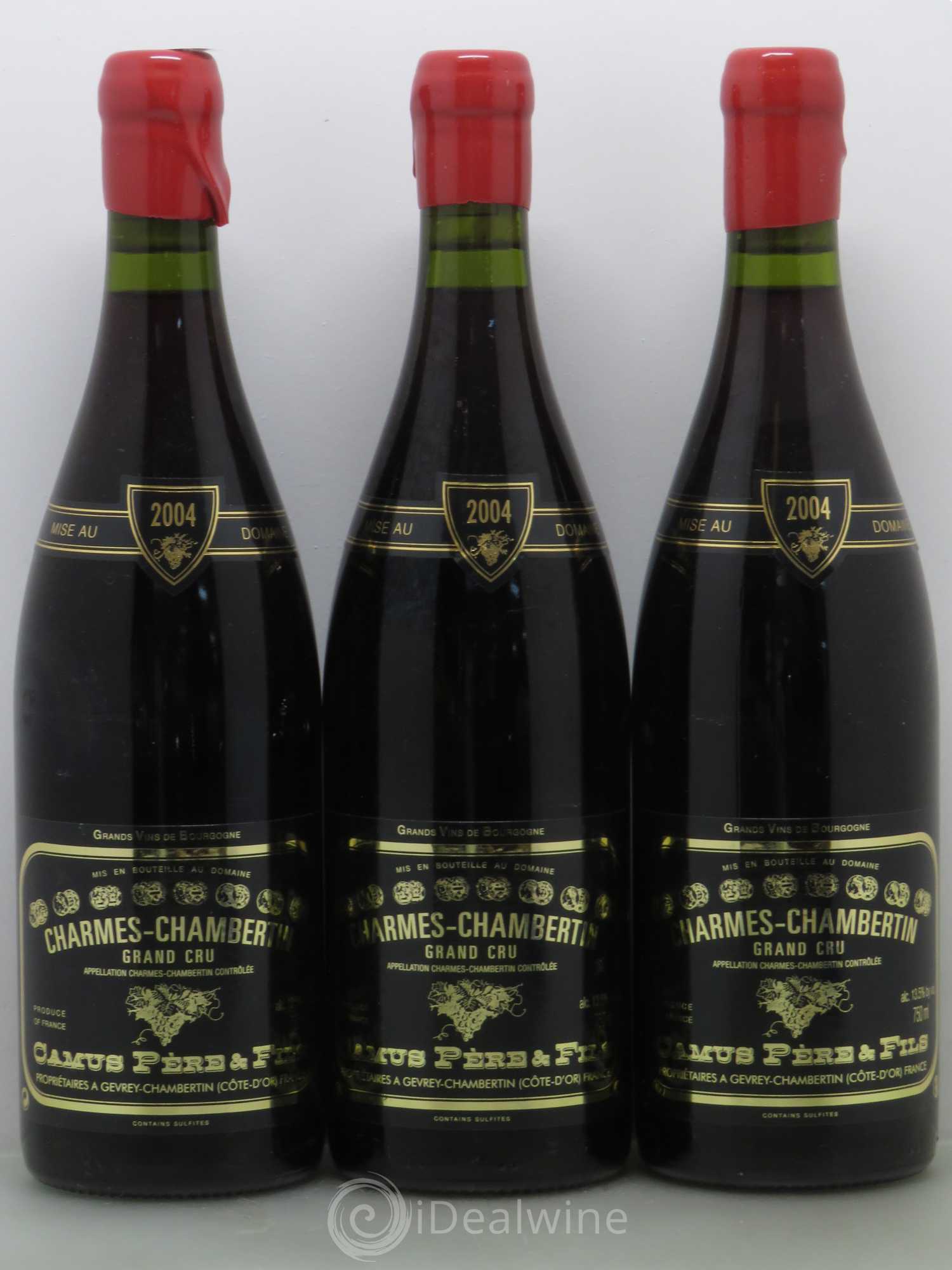 Charmes-Chambertin Grand Cru Camus 2004 - Lot de 6 bouteilles - 2