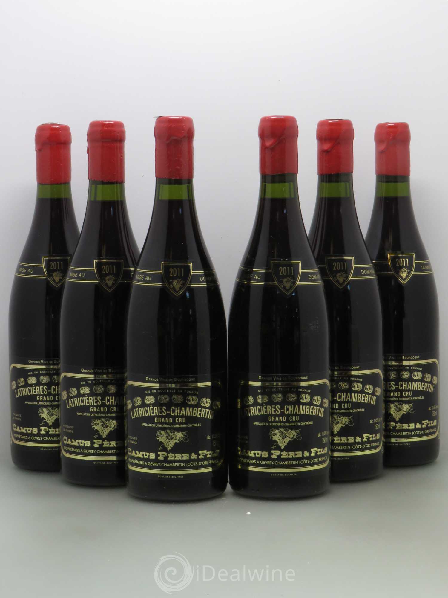 Latricières-Chambertin Grand Cru Camus 2011 - Lot de 6 bouteilles - 0