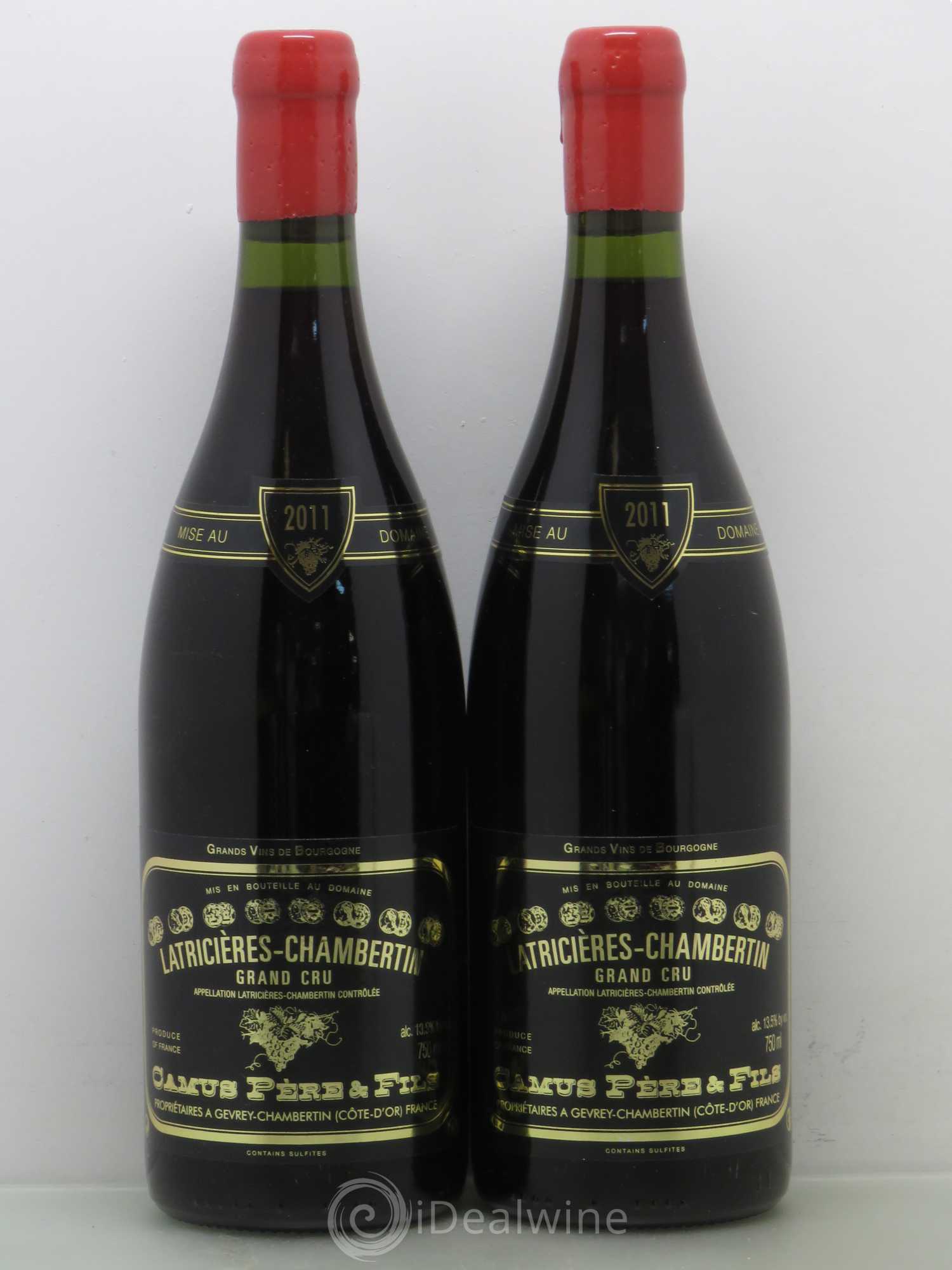 Latricières-Chambertin Grand Cru Camus 2011 - Lot de 2 bouteilles - 0