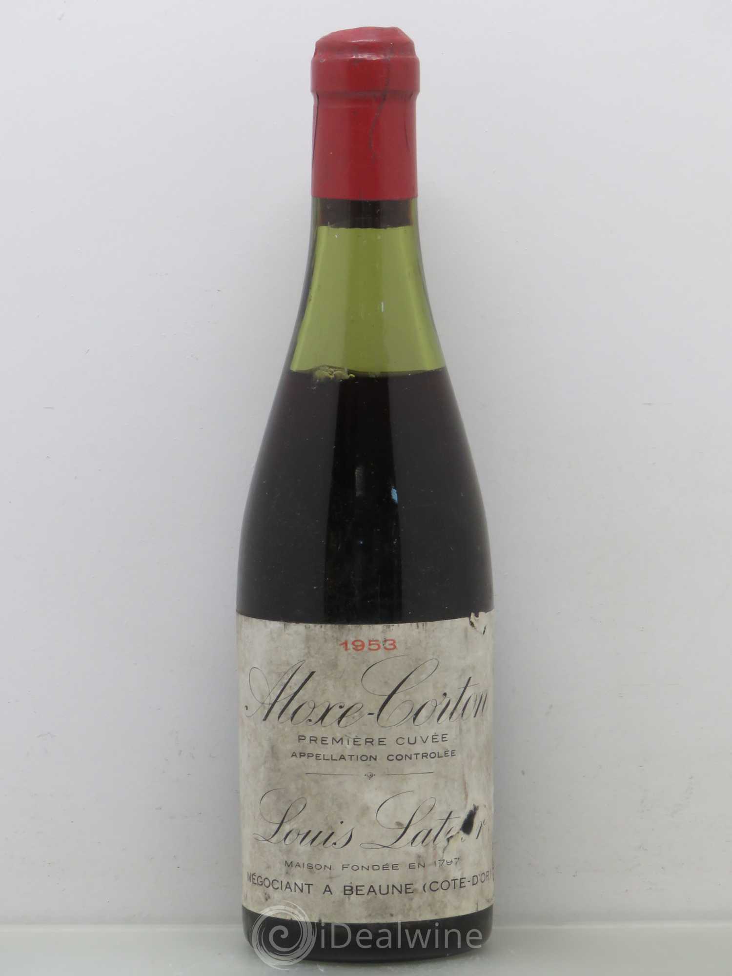 Aloxe-Corton Louis Latour 1953 - Lot de 1 demi bouteille - 0
