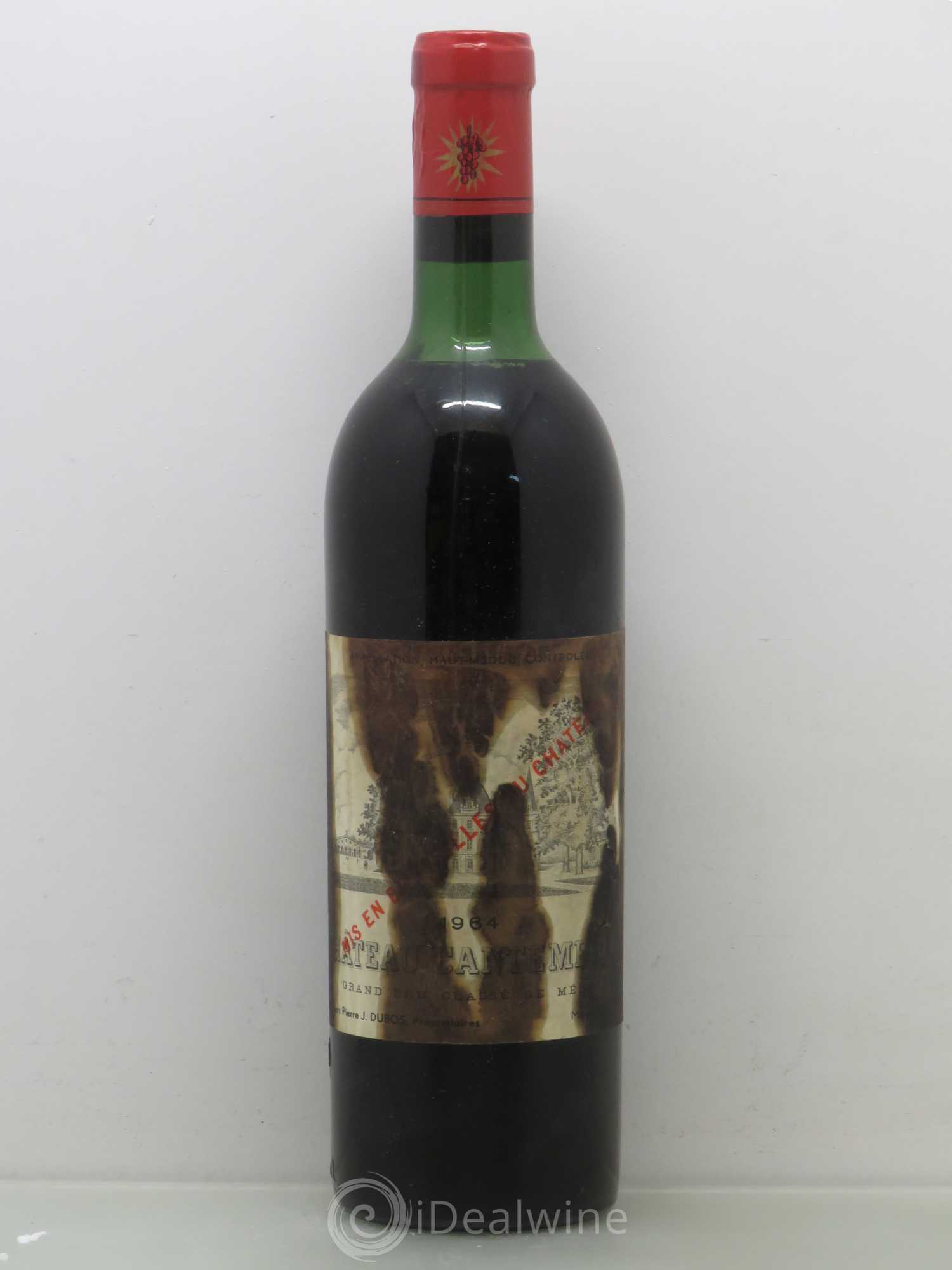Château Cantemerle 5ème Grand Cru Classé 1964 - Lot de 1 bouteille - 0