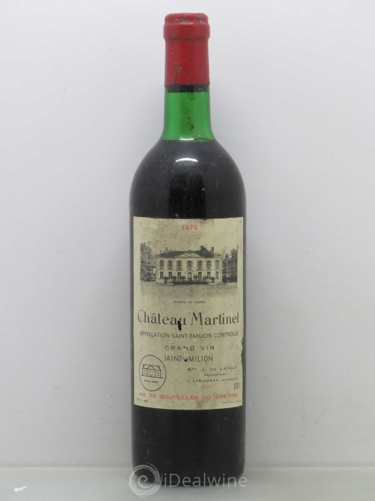 Château Martinet 1976 - Lot de 1 bouteille - 0