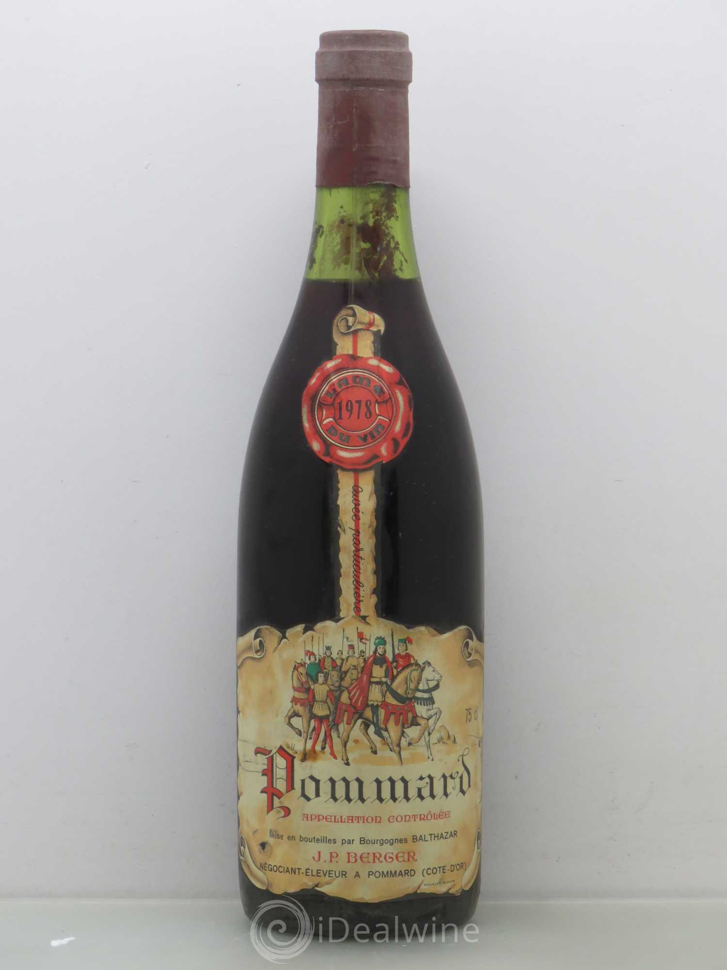 Pommard Jean Berger 1978 - Posten von 1 Flasche - 0
