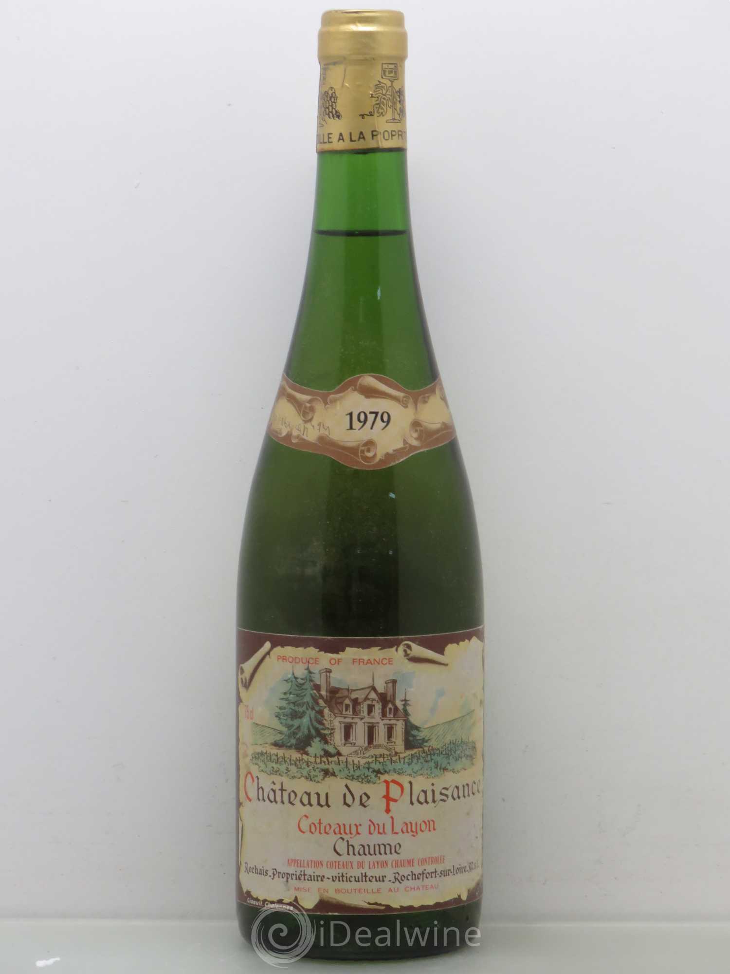 Coteaux du Layon Chaume Château de Plaisance 1979 - Posten von 1 Flasche - 0
