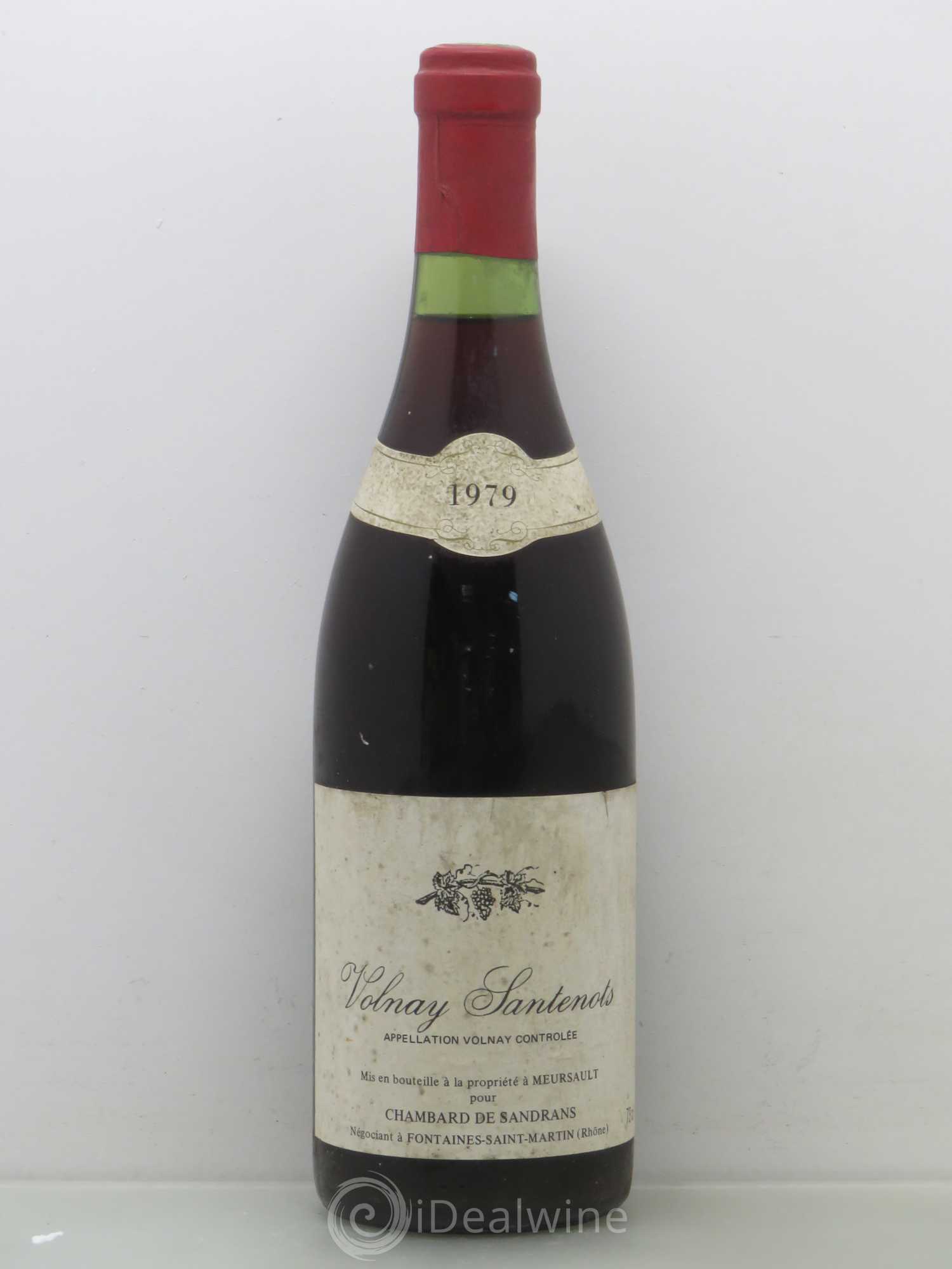 Volnay 1er Cru Santenots Chambard de Sandrans 1979 - Posten von 1 Flasche - 0