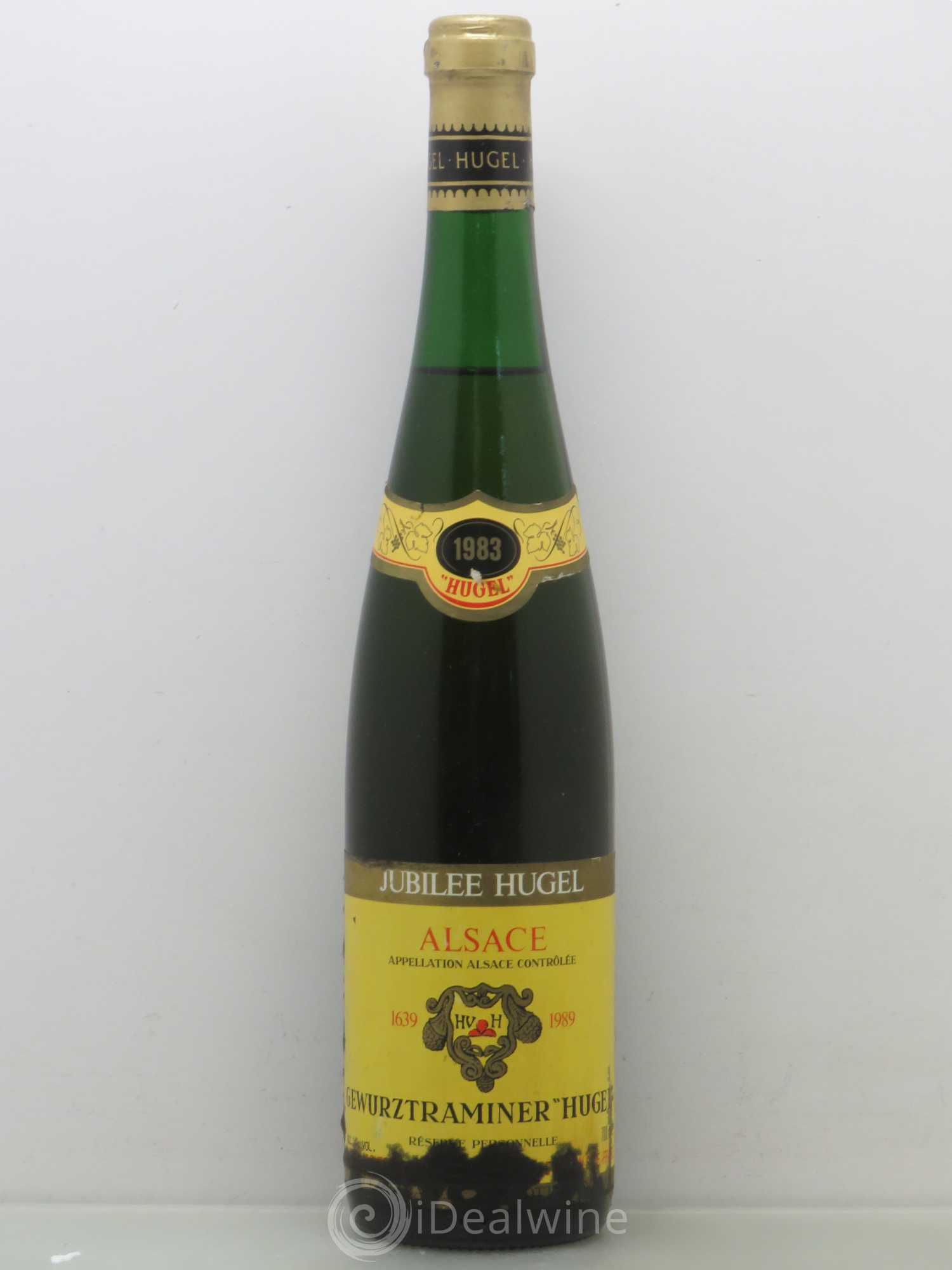 Gewurztraminer Réserve Personnelle Jubilee Hugel (Domaine) 1983 - Lot de 1 bouteille - 0