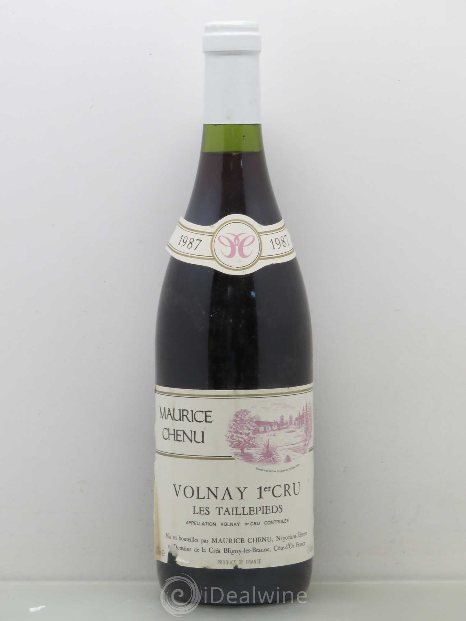 Volnay 1er Cru Les Taillepieds Chenu 1987 - Posten von 1 Flasche - 0
