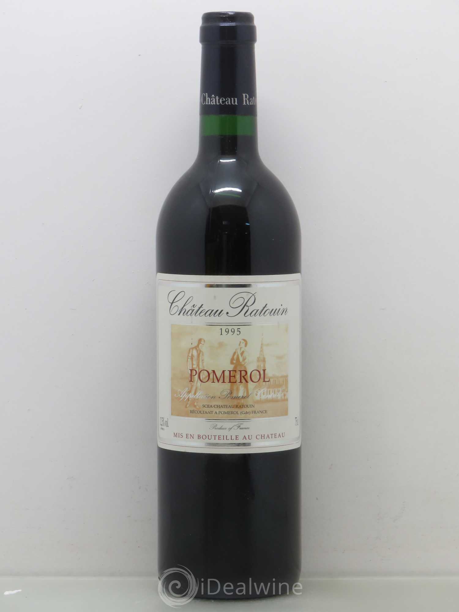 Bordeaux Château Ratouin 1995 - Lot de 1 bouteille - 0