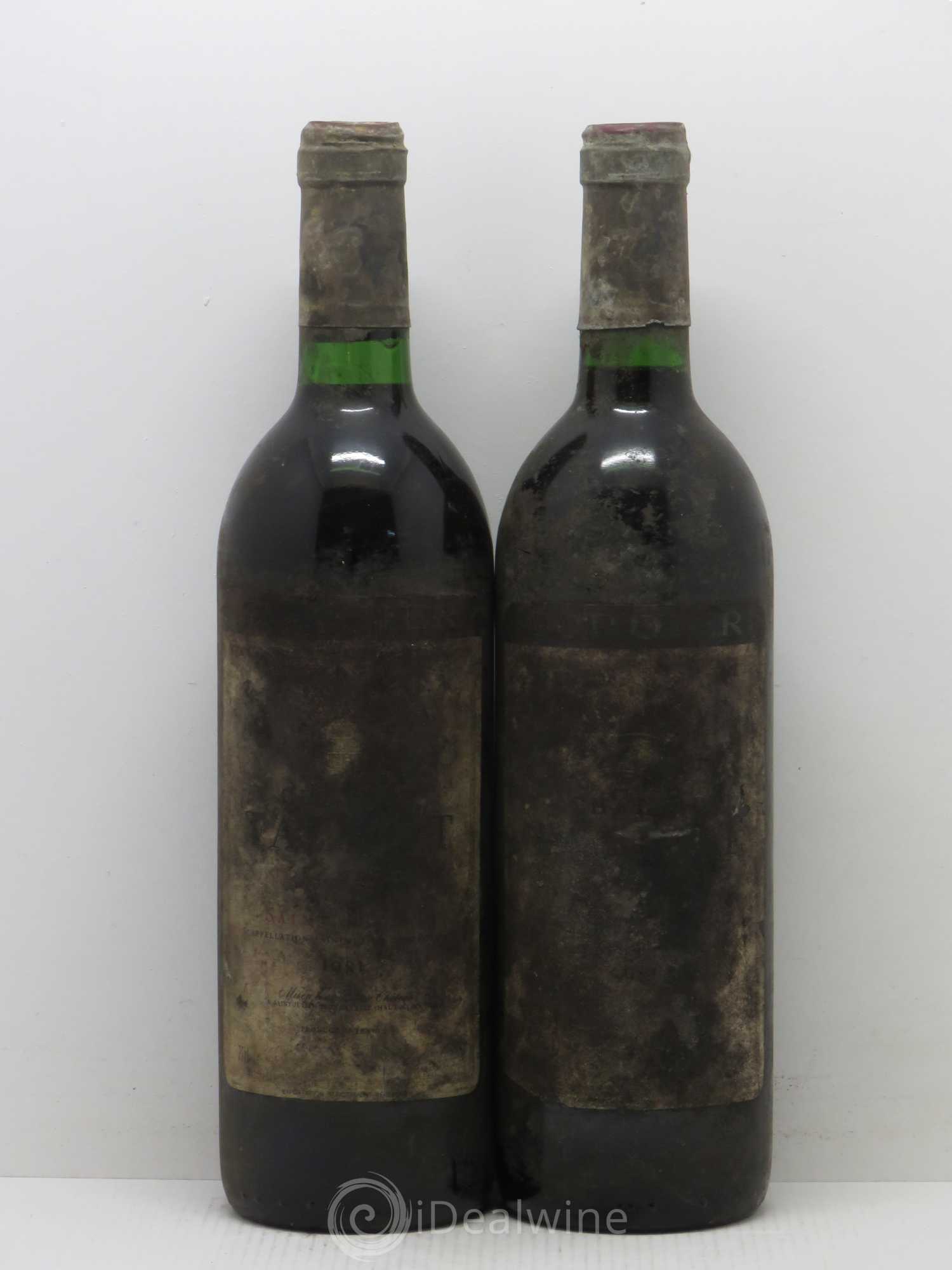 Château Talbot 4ème Grand Cru Classé 1981 - Lot de 2 bouteilles - 0