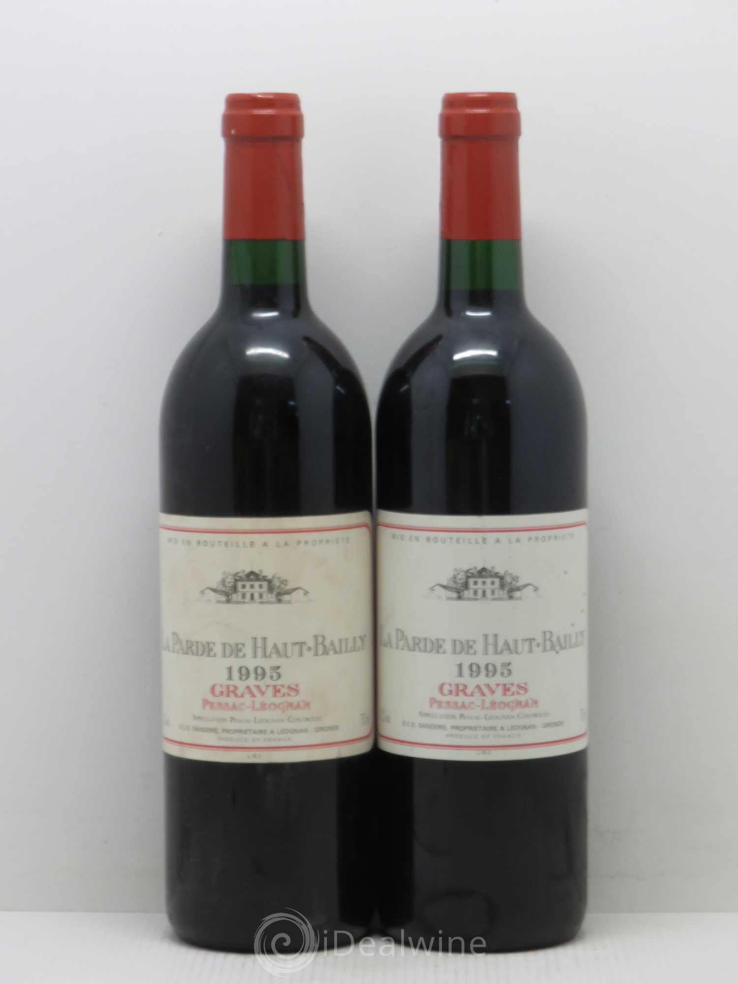 Graves La Parde de Haut Bailly 1995 - Posten von 2 Flaschen - 0