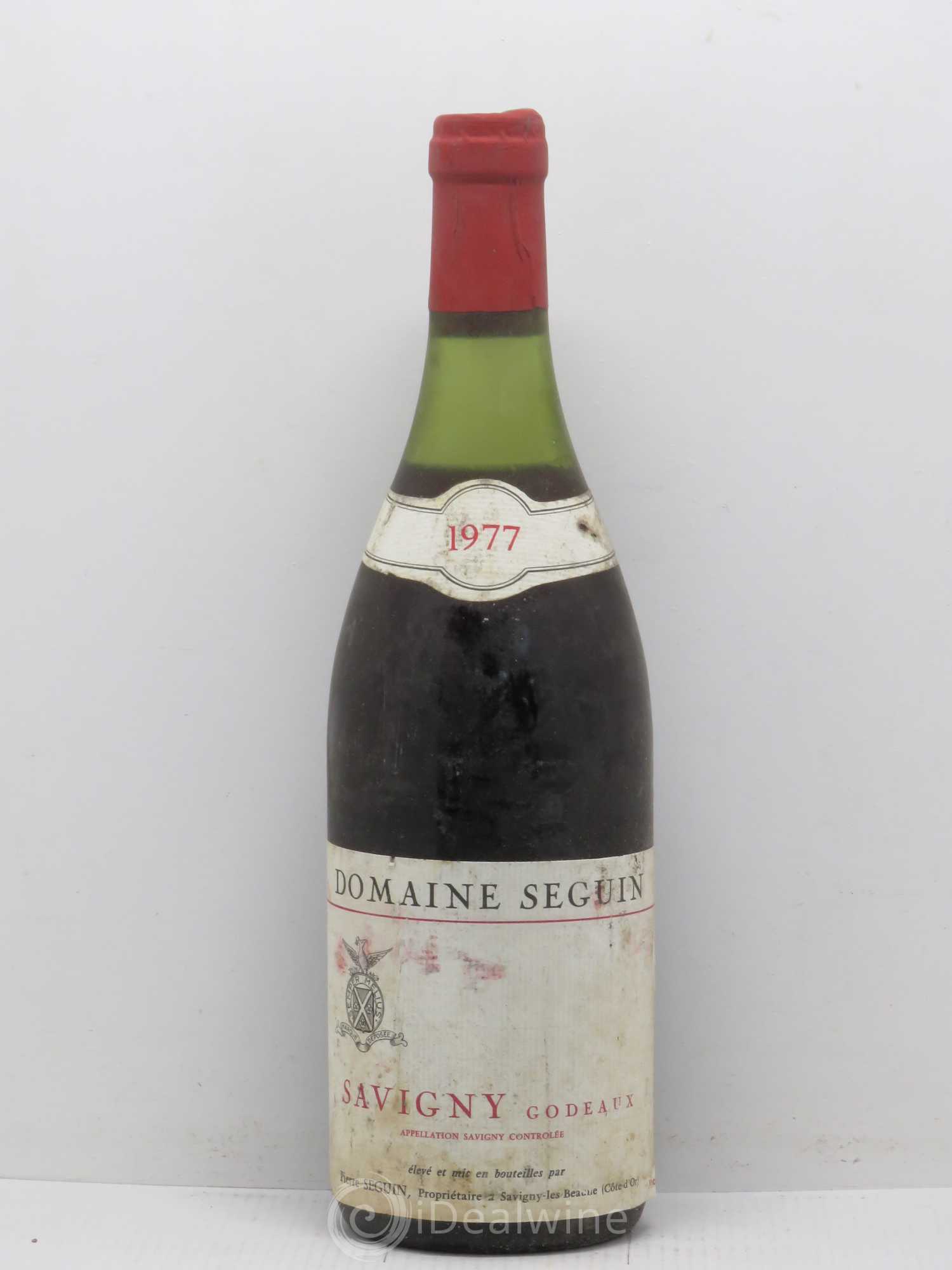 Savigny-lès-Beaune Les Godeaux Domaine Seguin-Manuel 1977 - Posten von 1 Flasche - 0